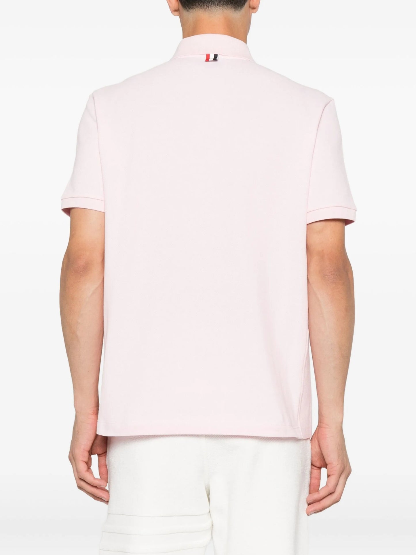 4-Bar cotton polo shirt