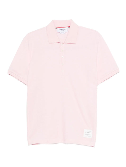 4-Bar cotton polo shirt