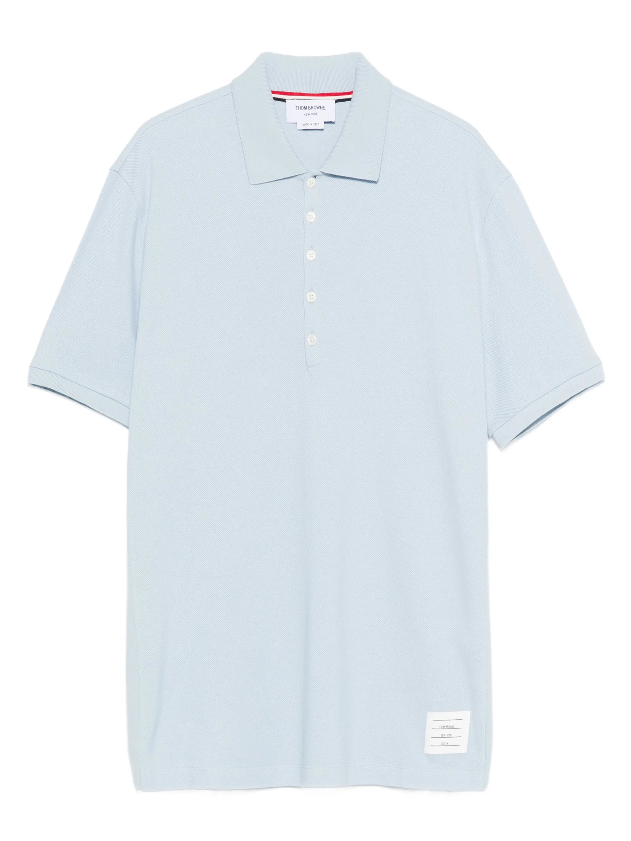 4-Bar cotton polo shirt