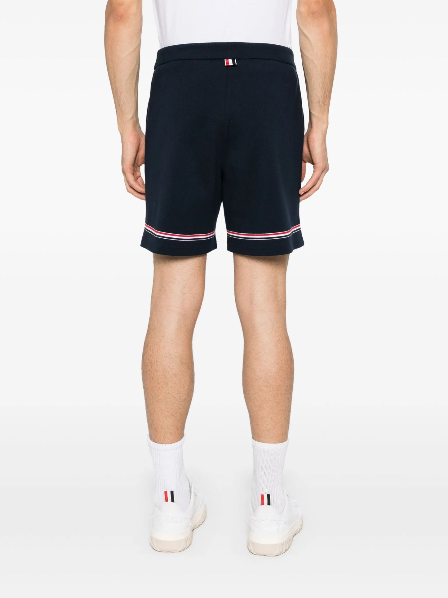 mid-rise track shorts