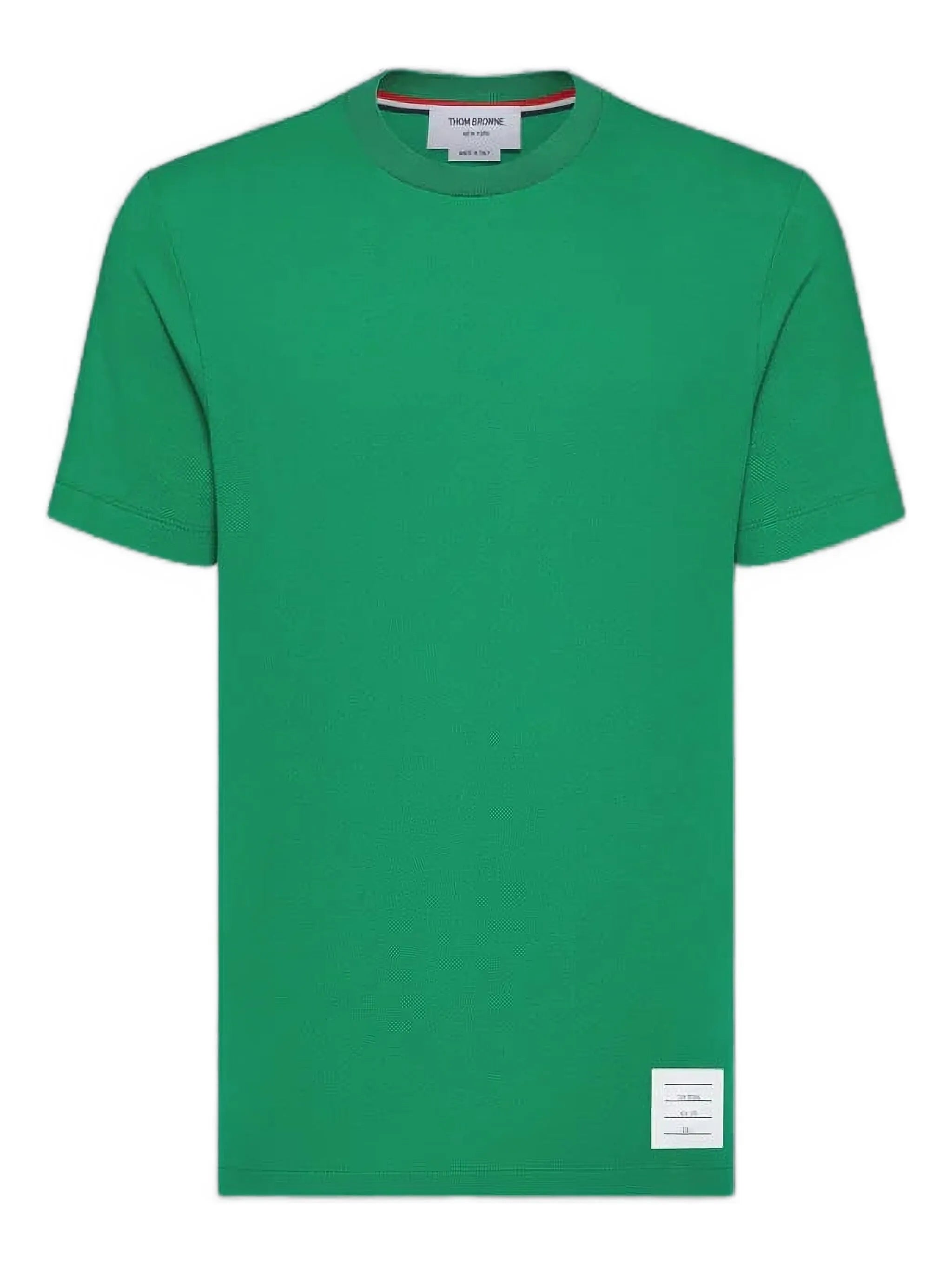 4-Bar stripe cotton T-shirt