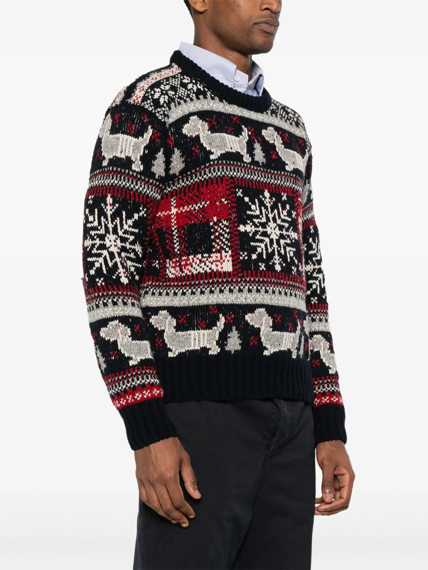 fair isle intarsia jumper