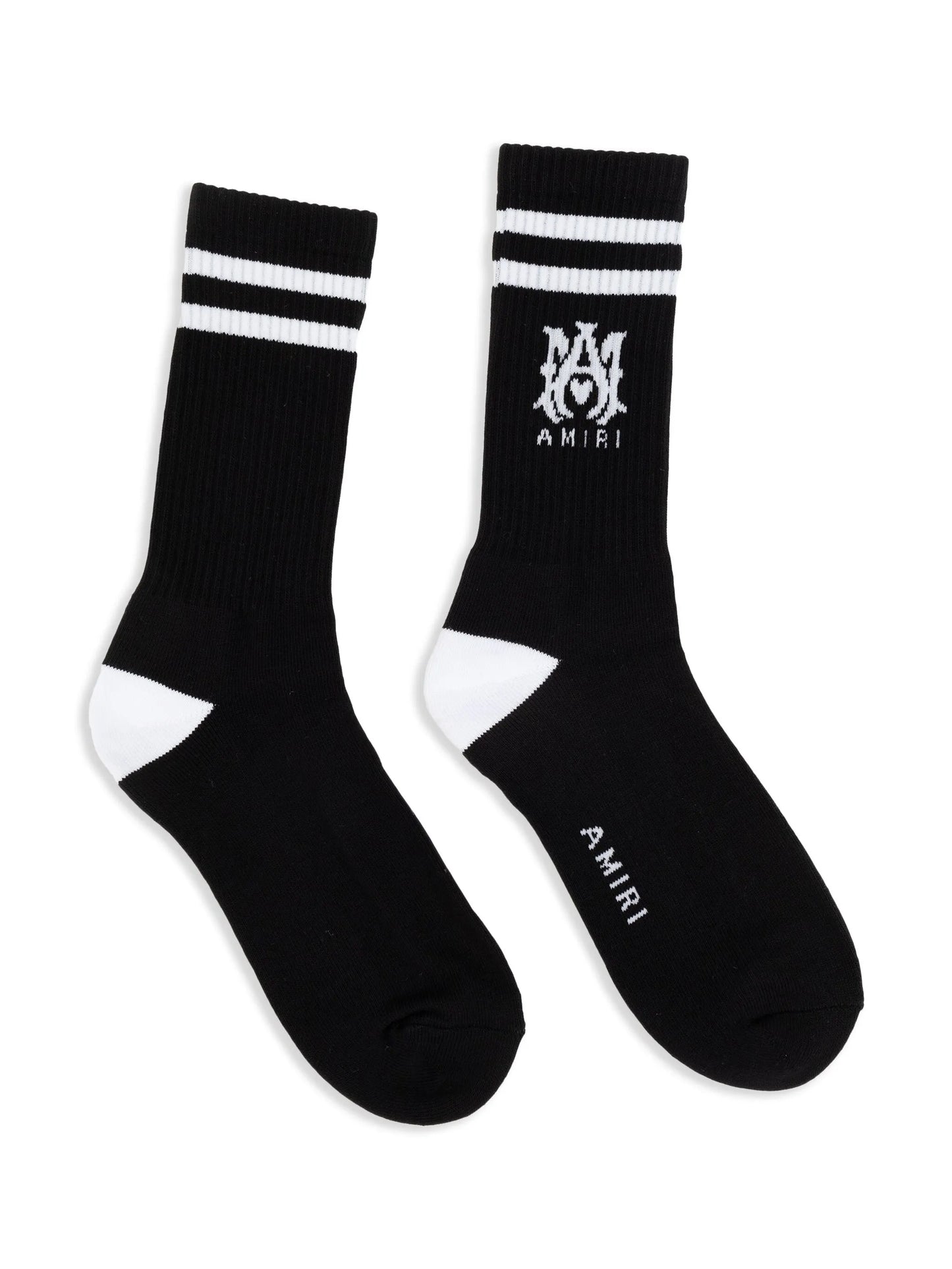 striped jacquard socks