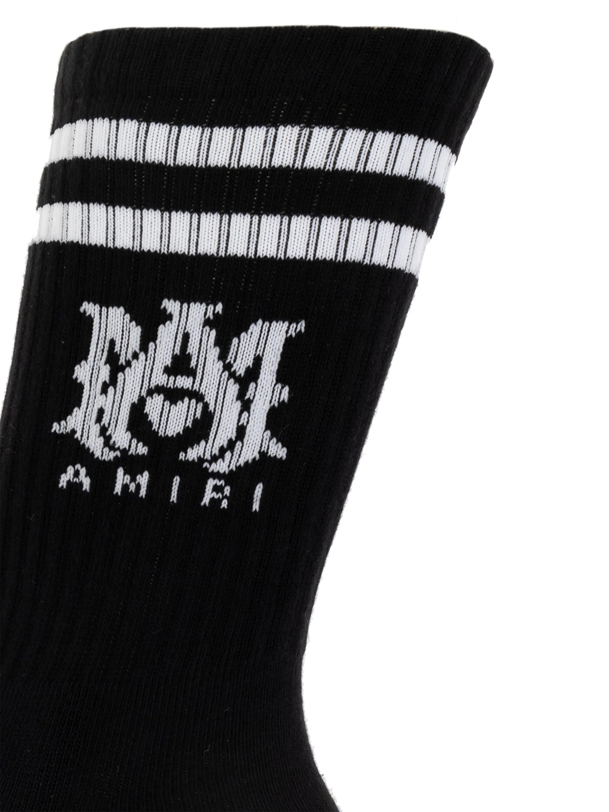 striped jacquard socks