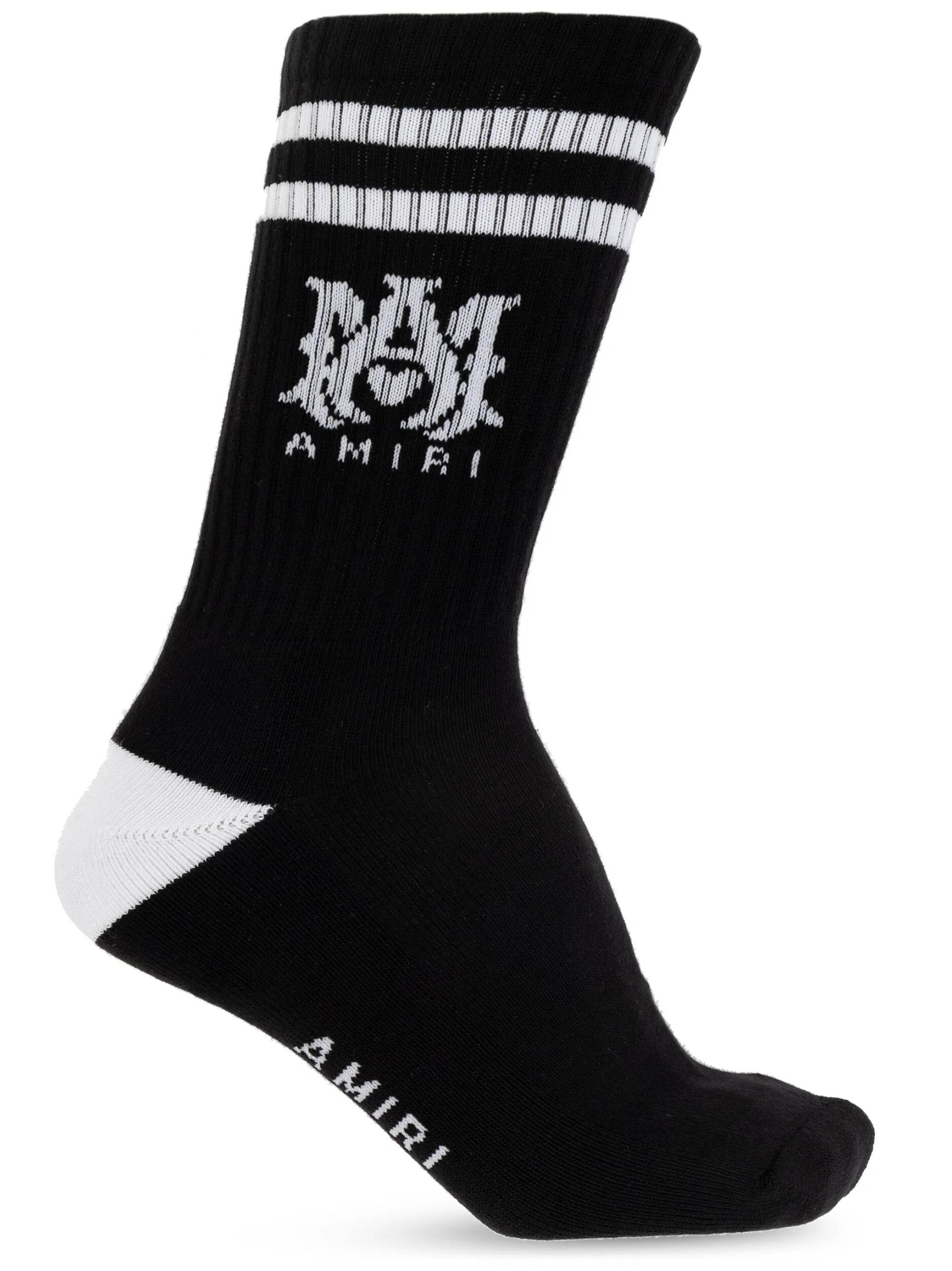 striped jacquard socks
