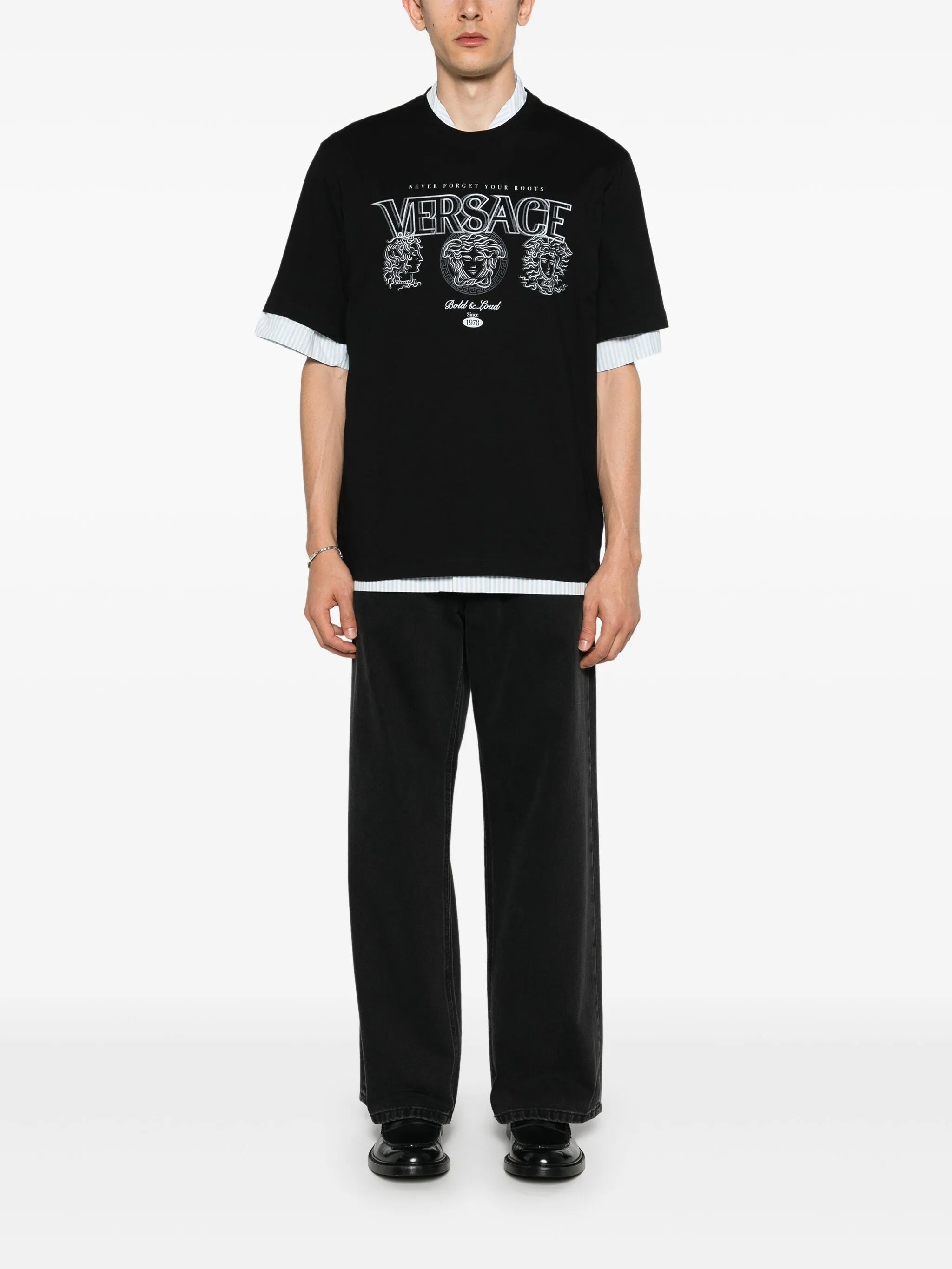 logo-print cotton T-shirt