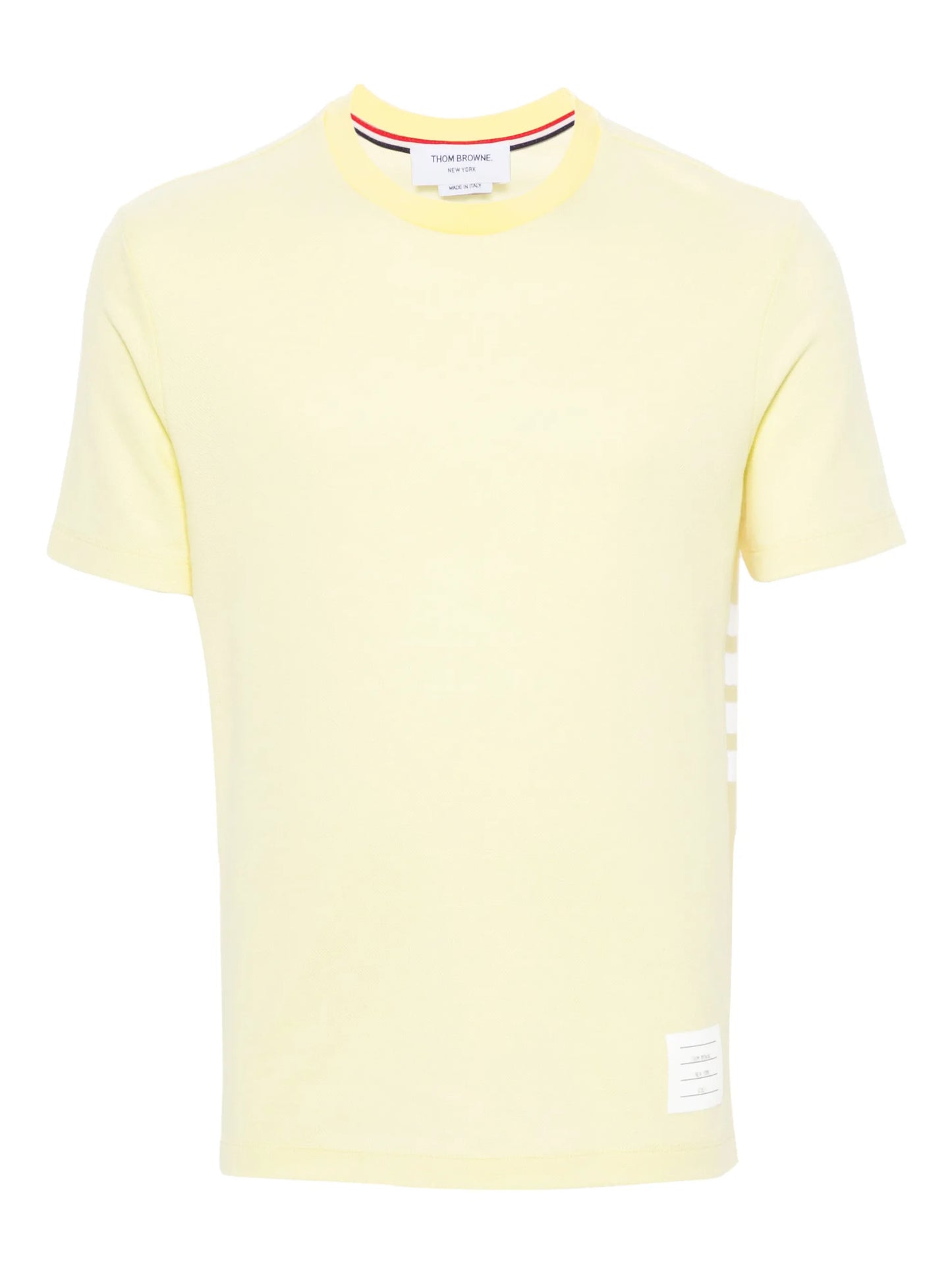 4-Bar stripe cotton T-shirt