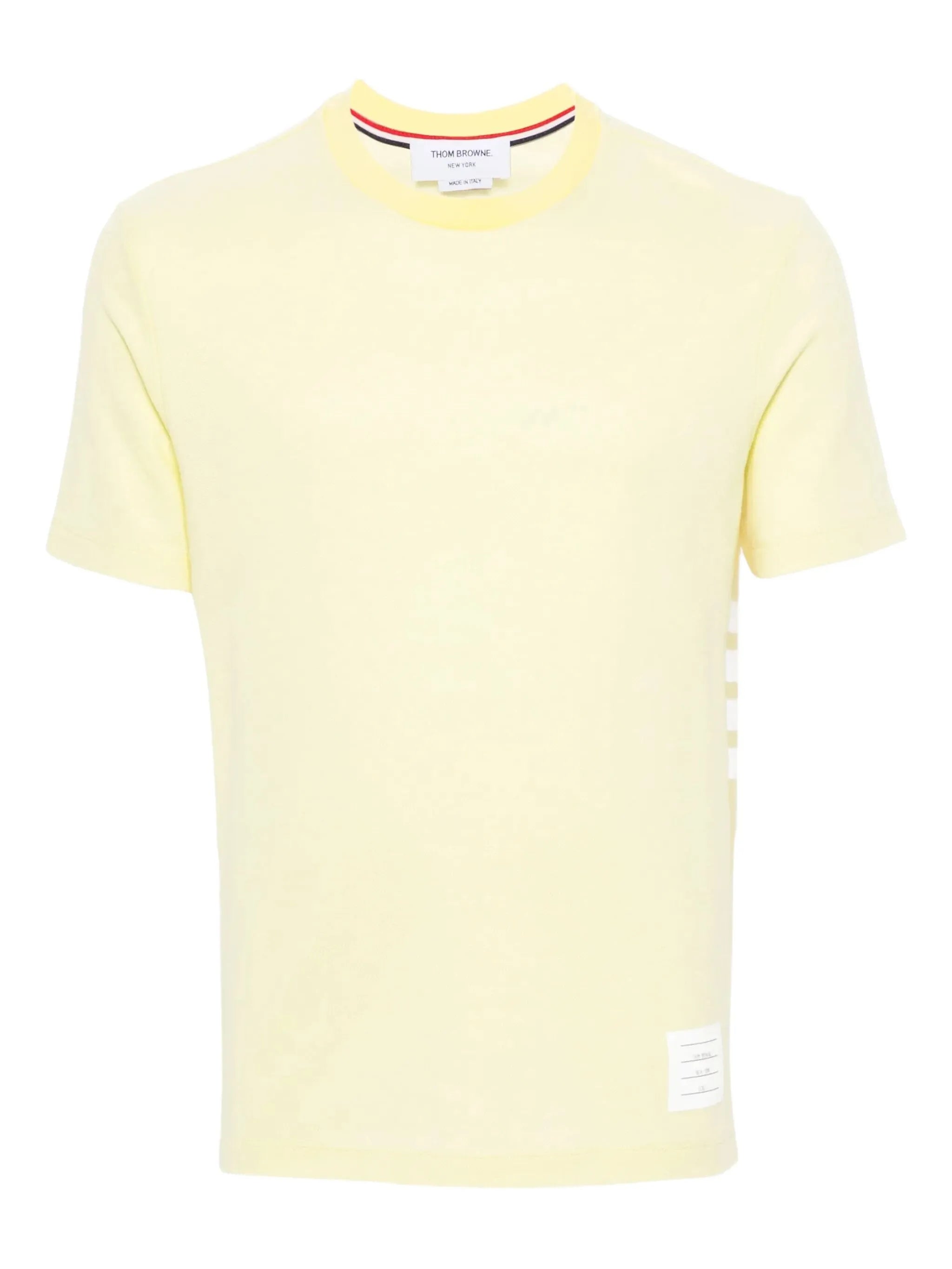 4-Bar stripe cotton T-shirt
