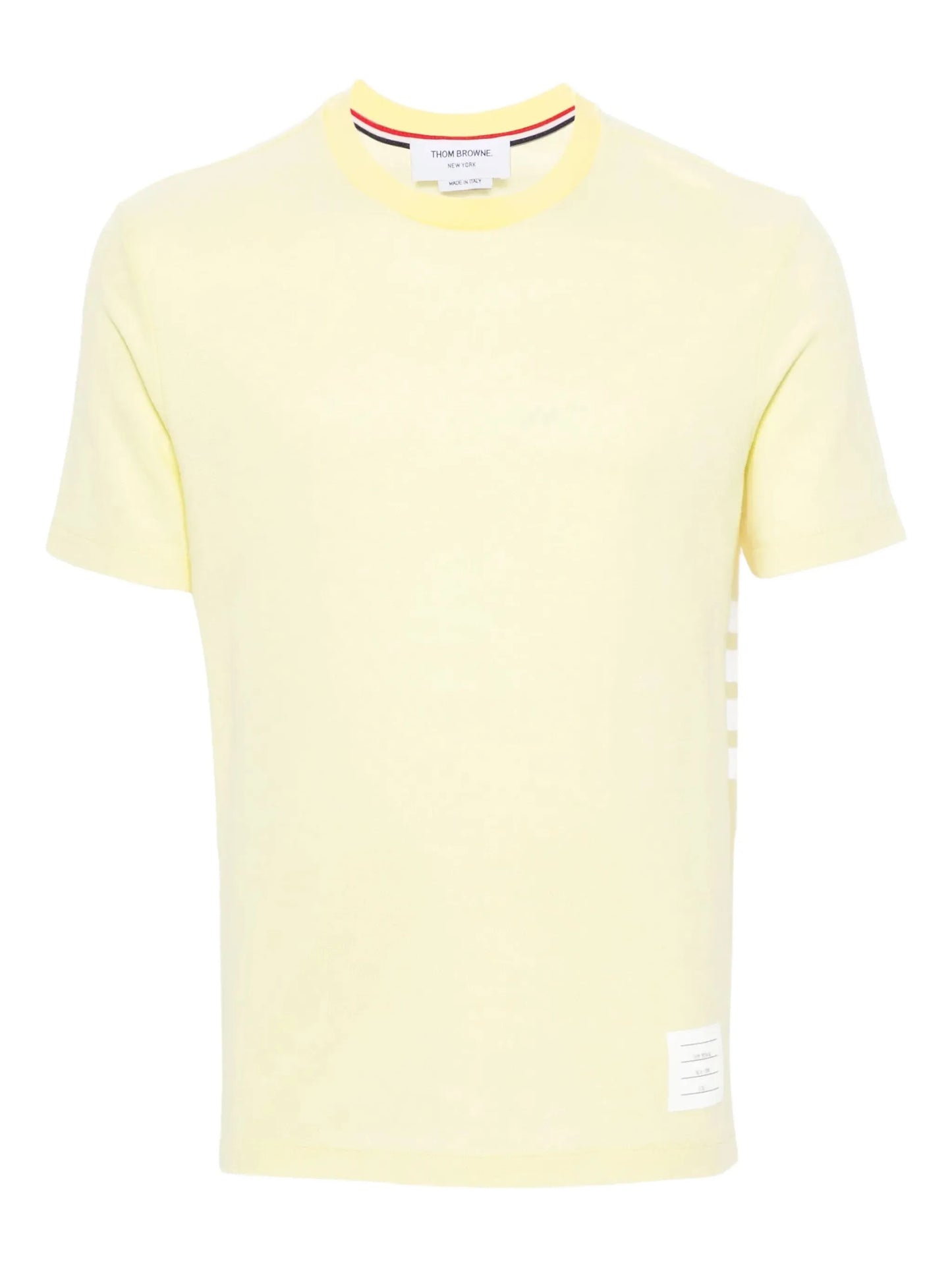 4-Bar stripe cotton T-shirt