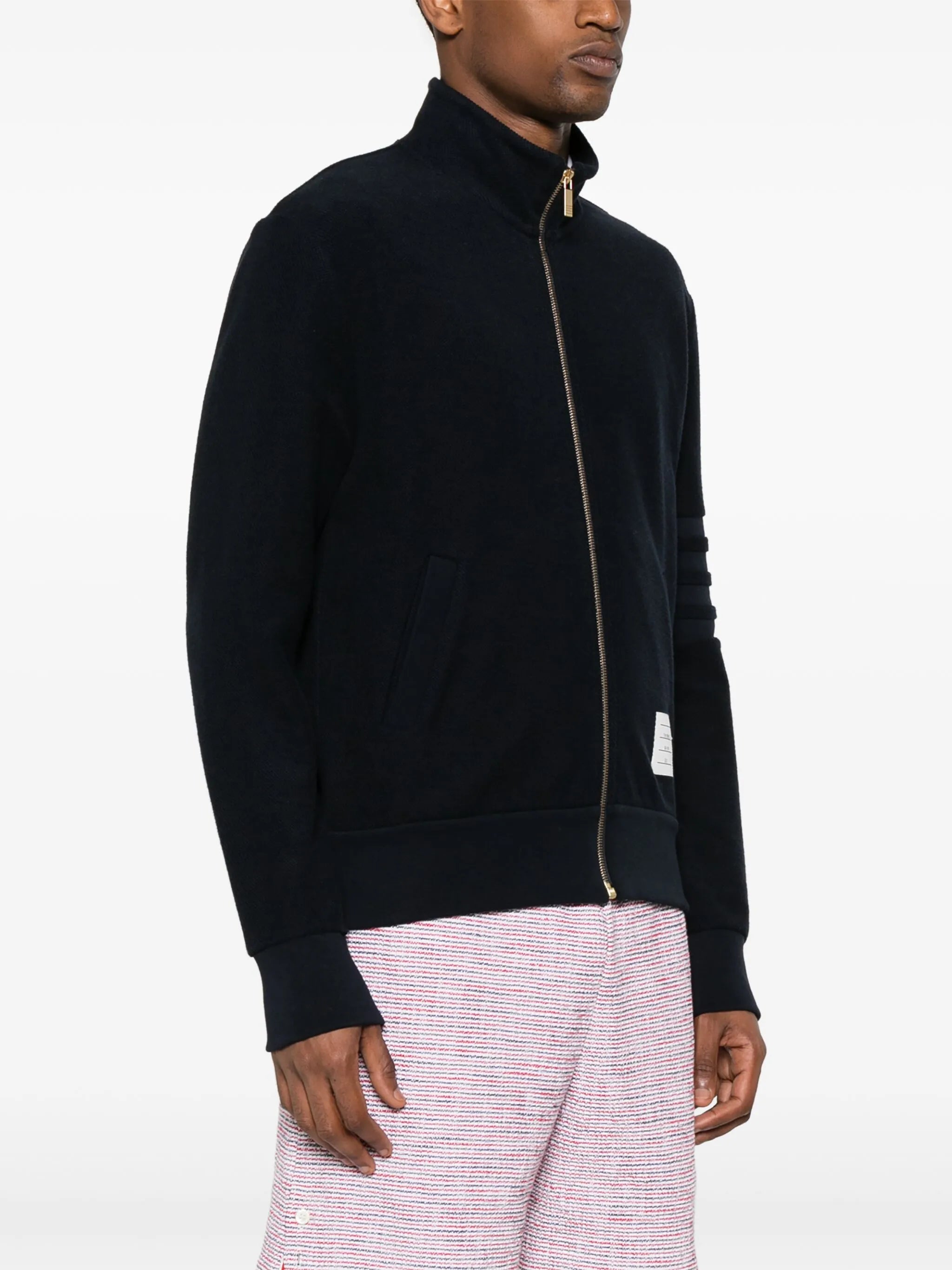 4-Bar zip-up jacket