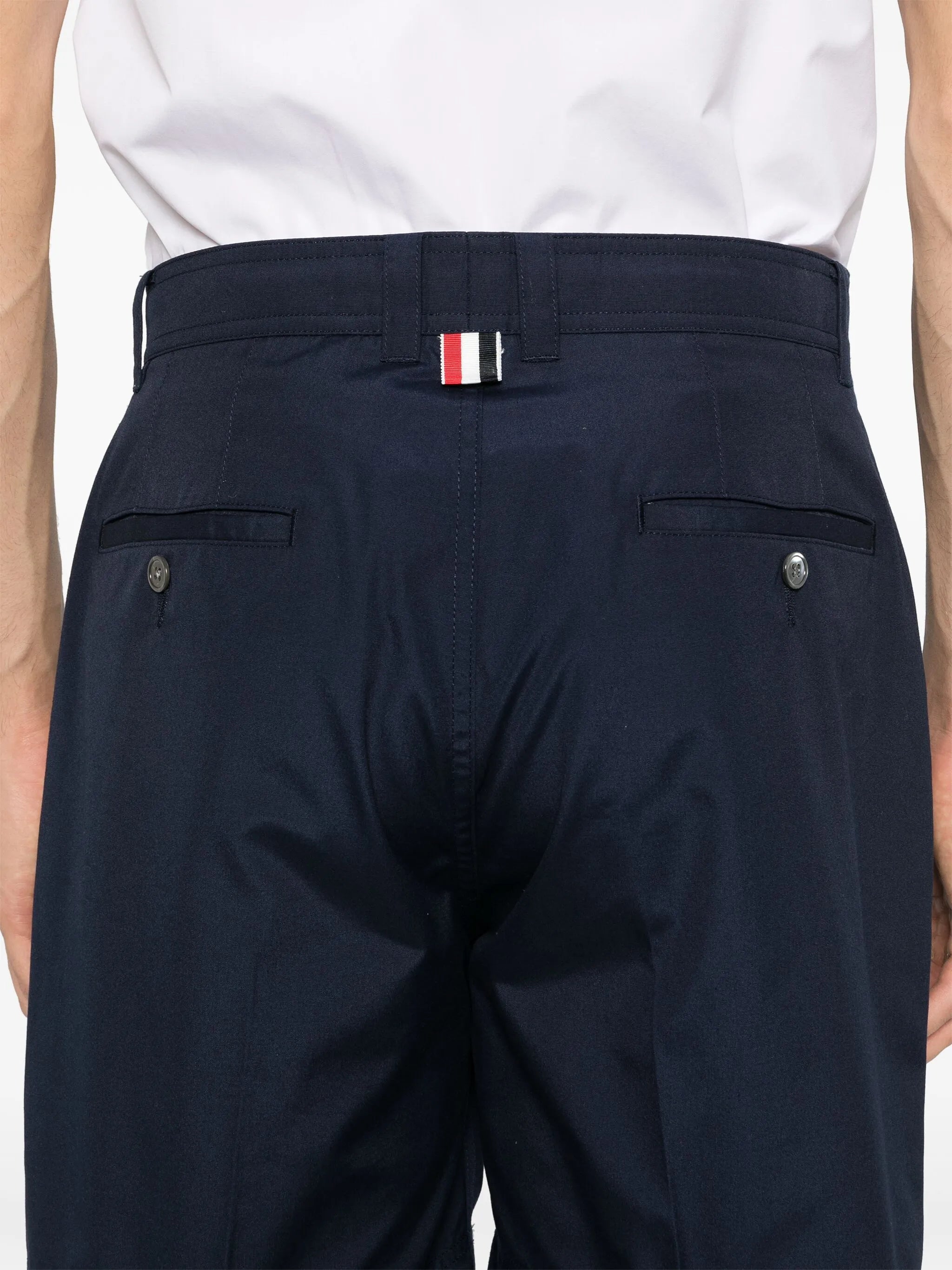 mid-rise chino shorts