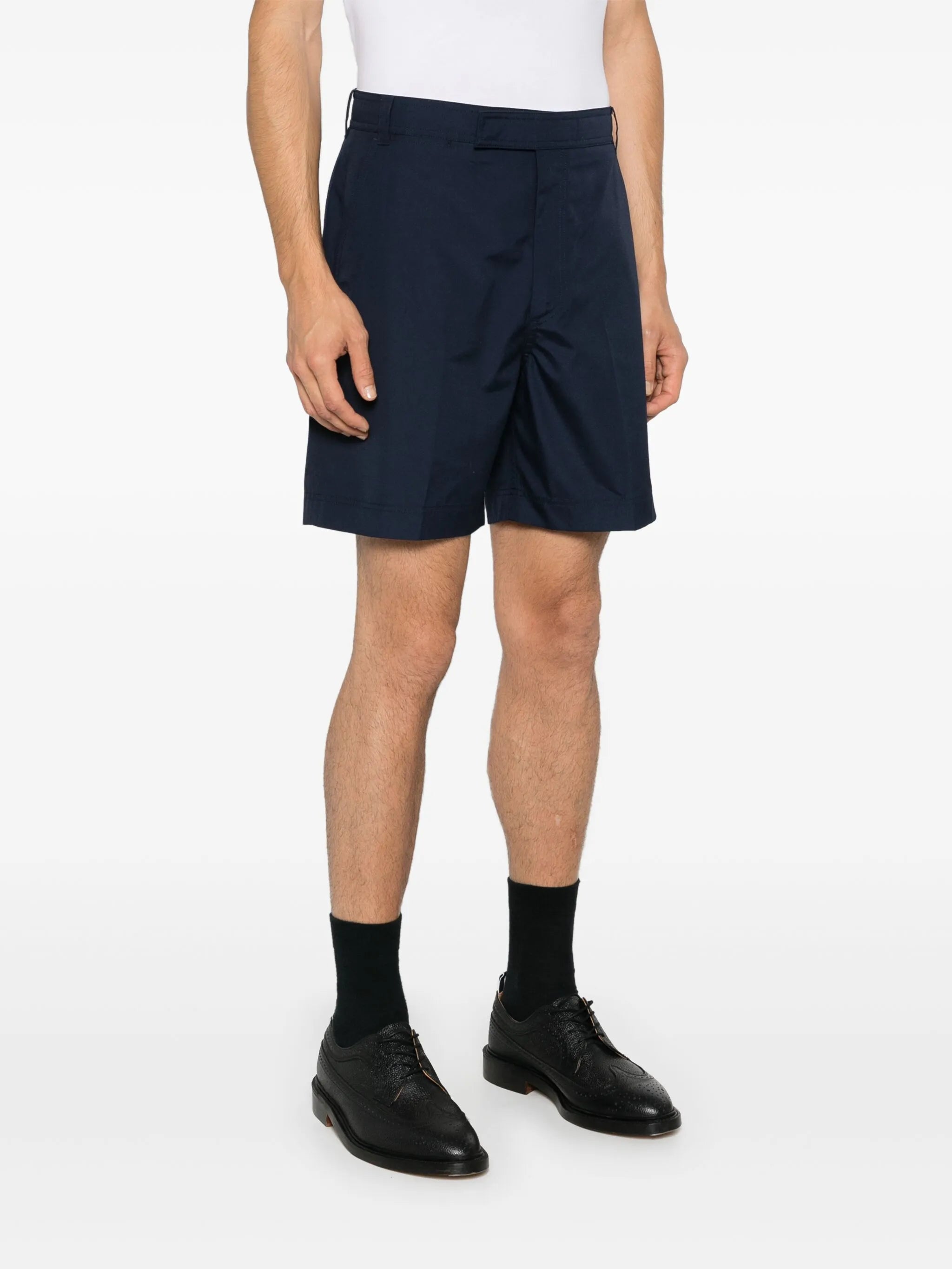 mid-rise chino shorts