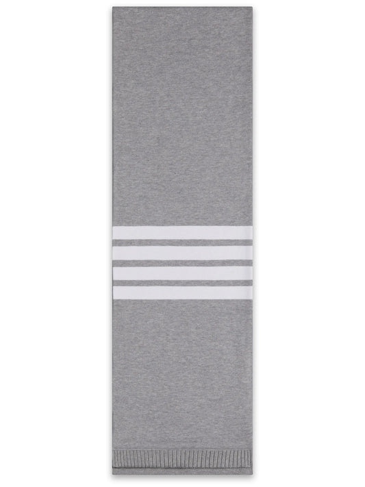 4-Bar ribbed scarf