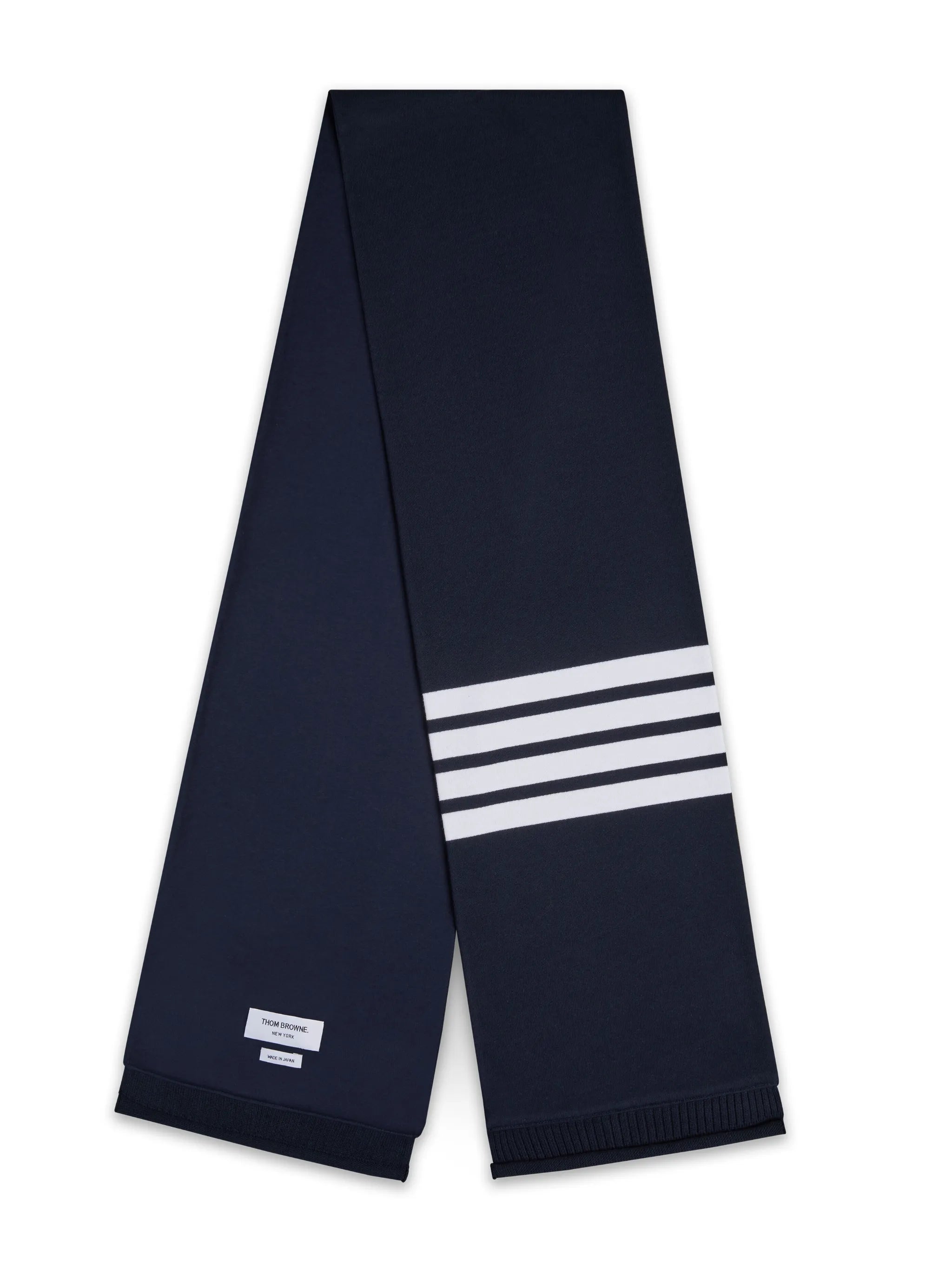 4-Bar ribbed scarf