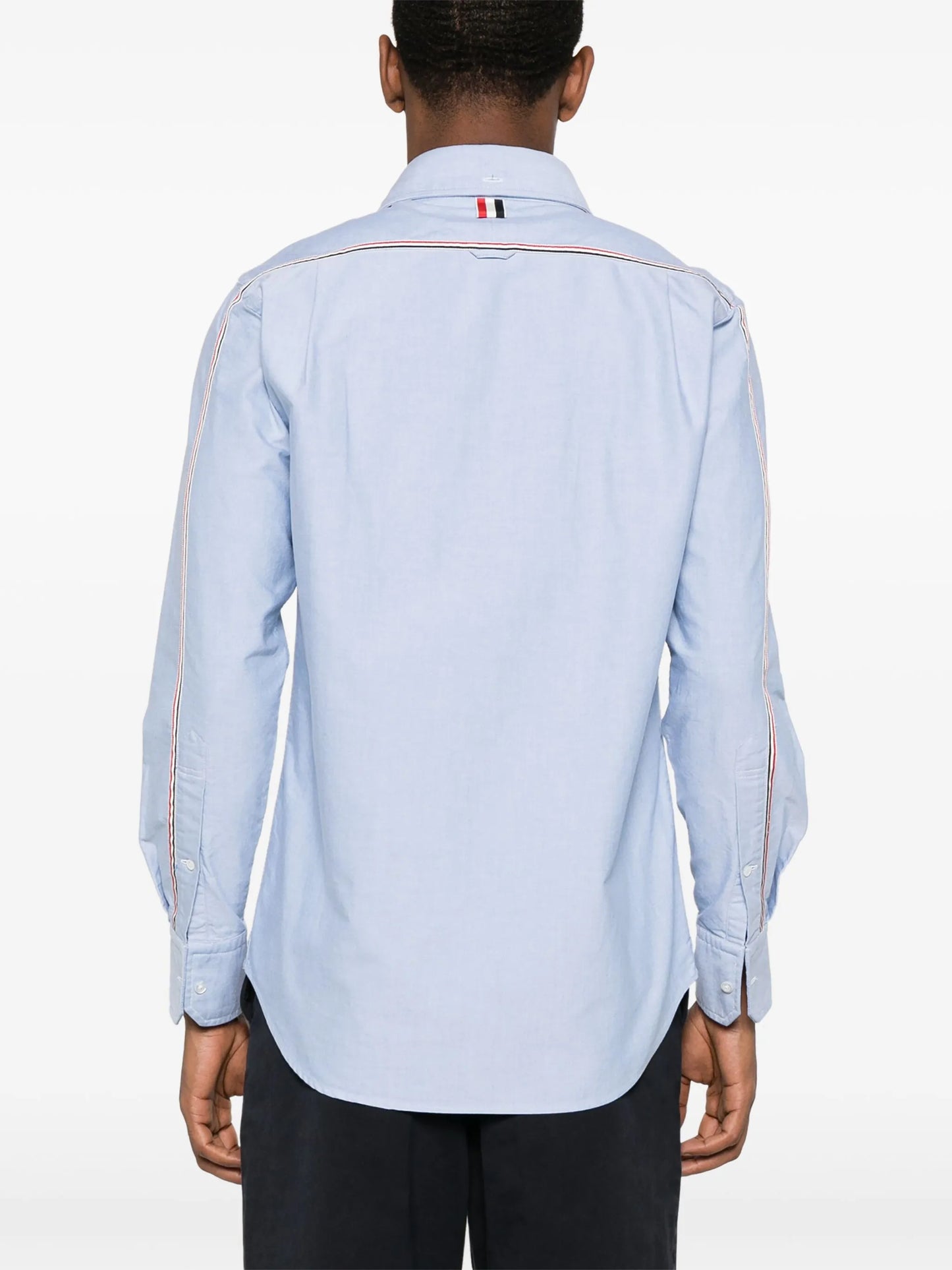 RWB-grosgrain cotton shirt