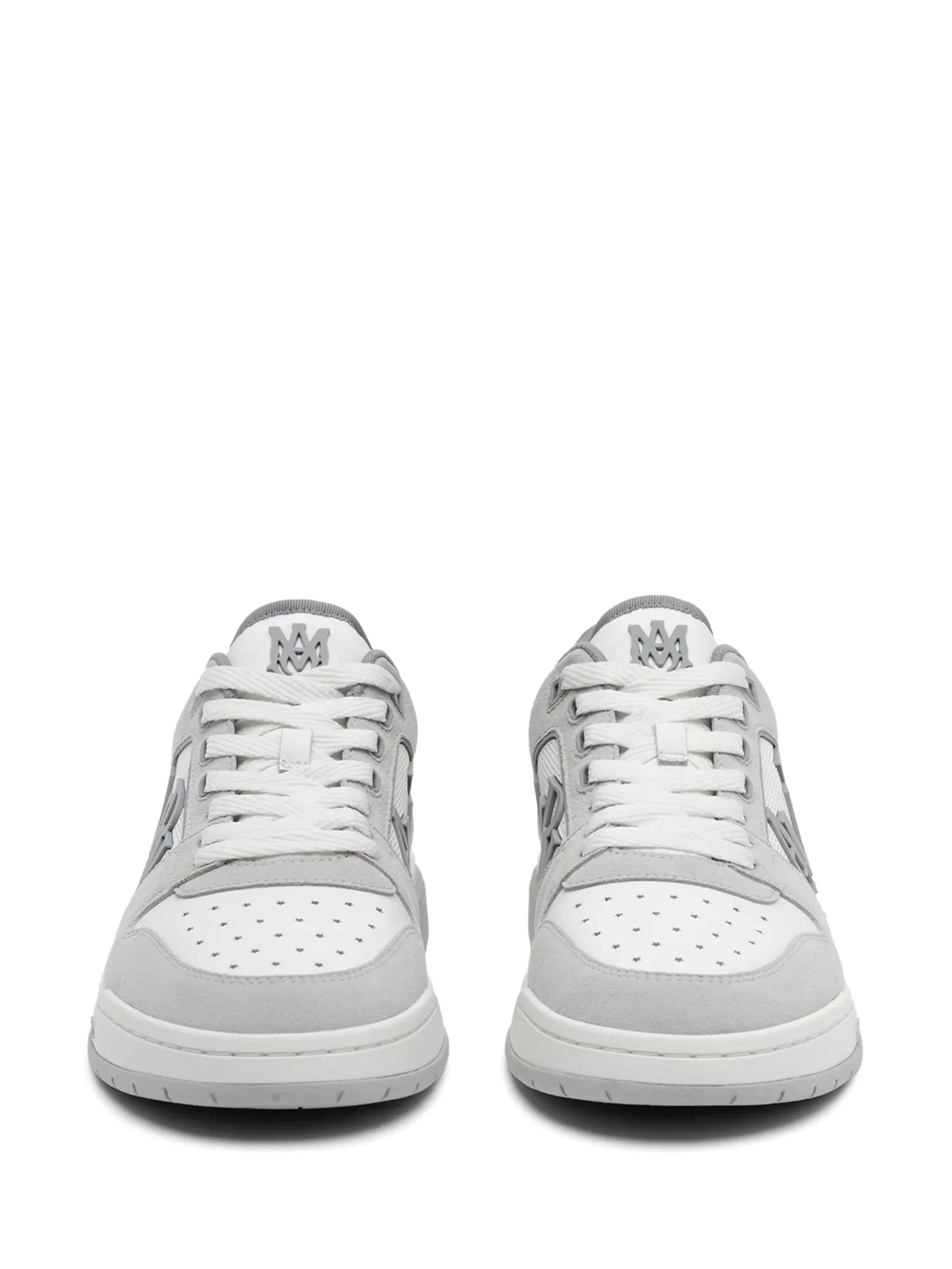 logo-embellished suede sneakers