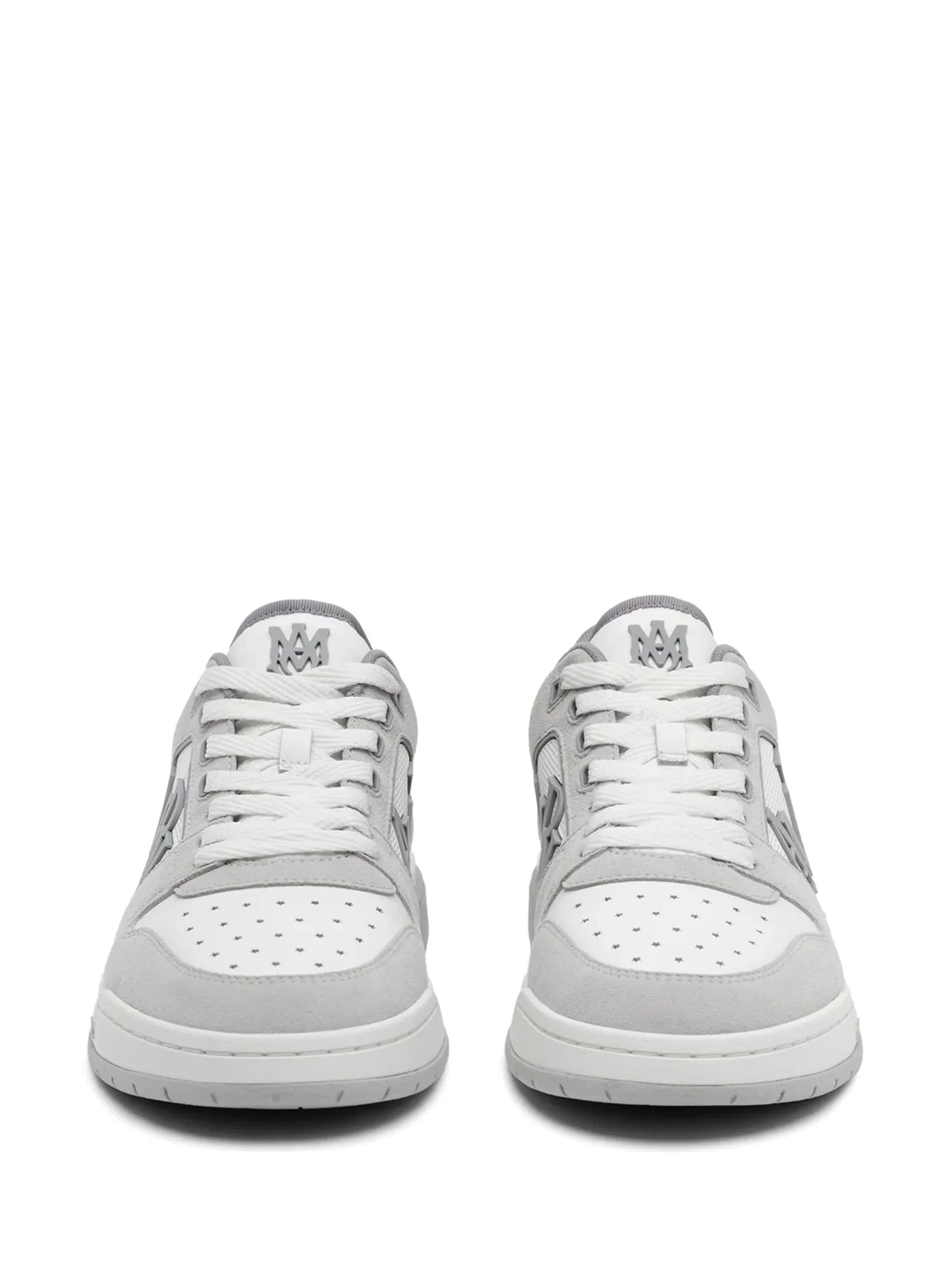 logo-embellished suede sneakers
