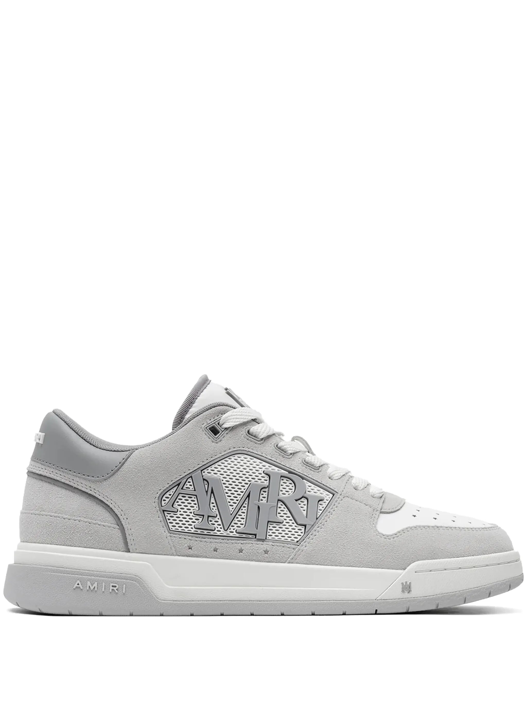 logo-embellished suede sneakers