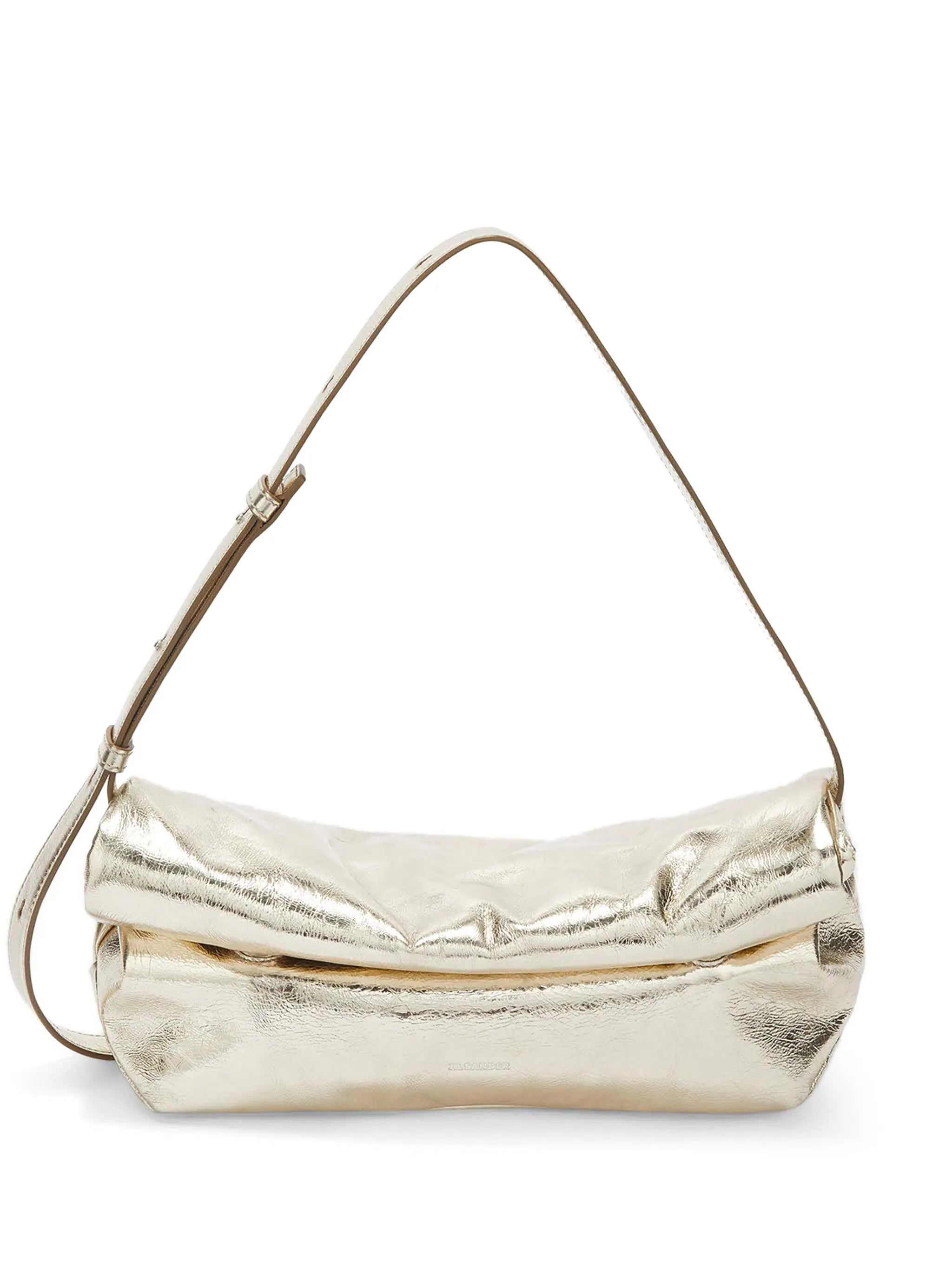 small Rollup leather shoulder bag