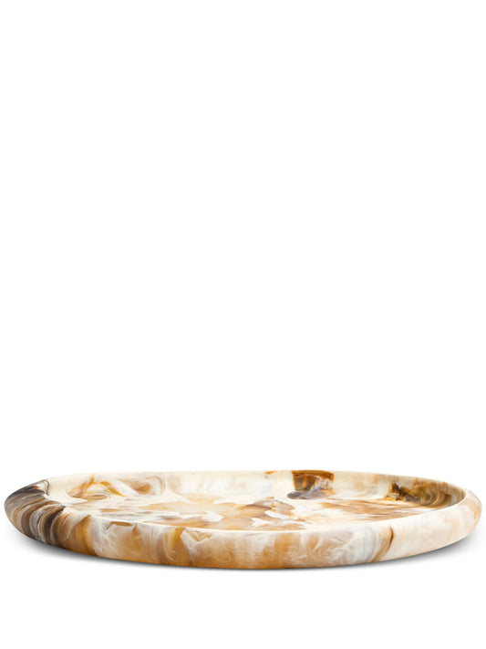 abstract-print resin tray