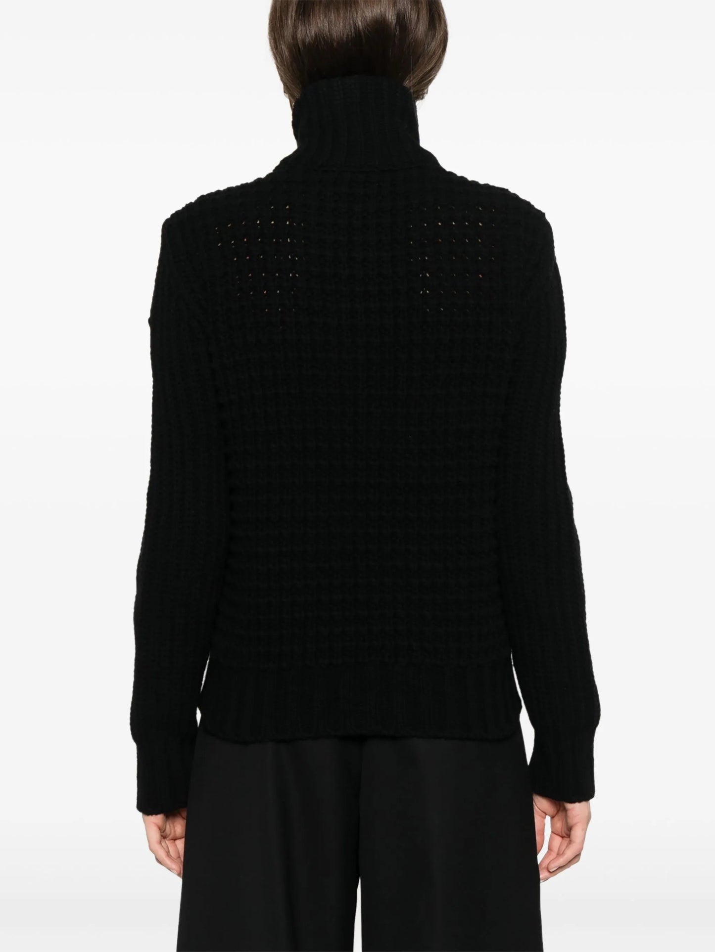 padded-panel cardigan