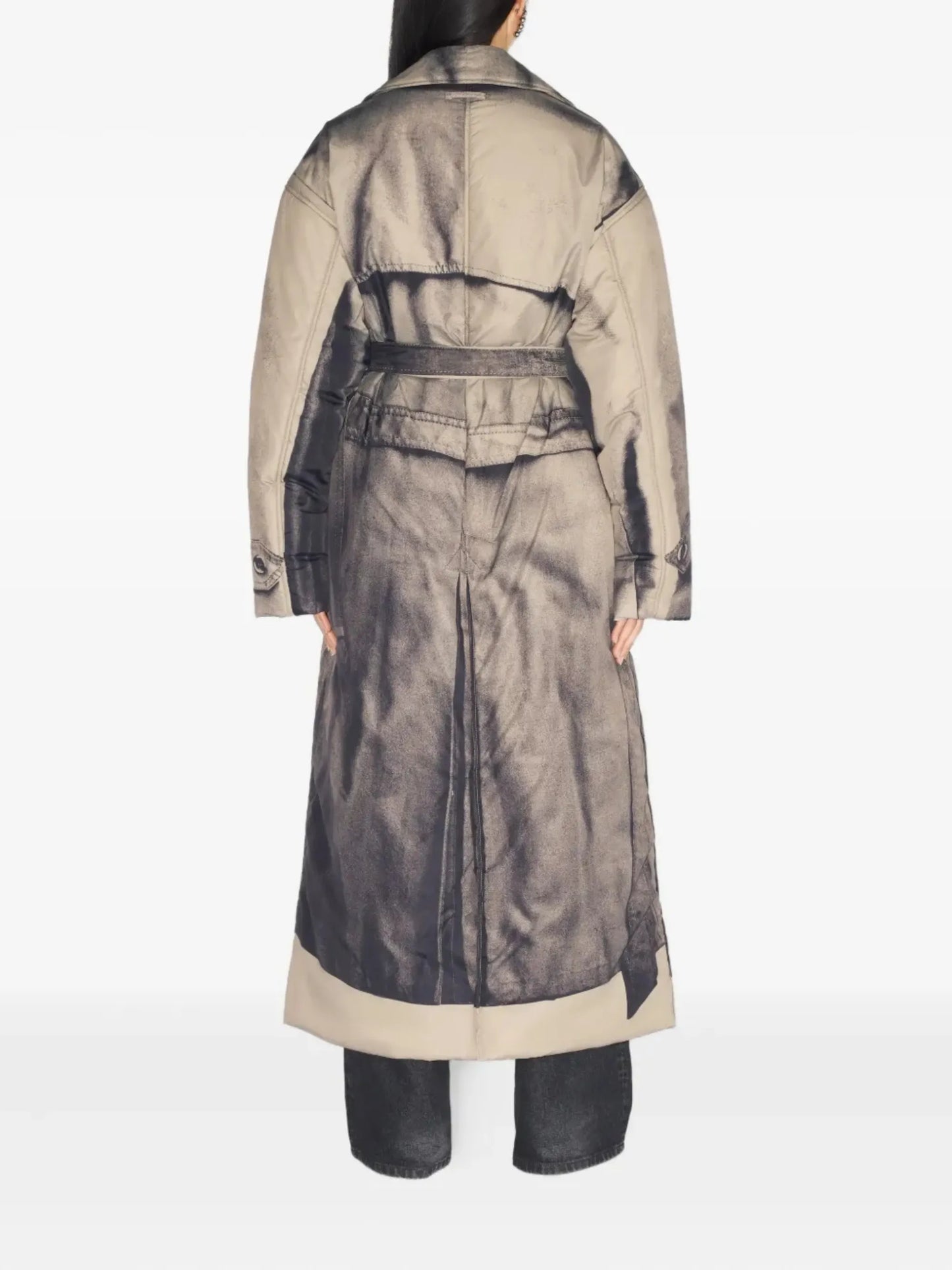 trompe l'oeil padded coat