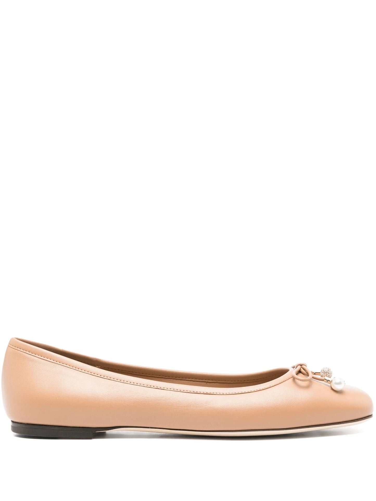 Elme leather ballerina shoes