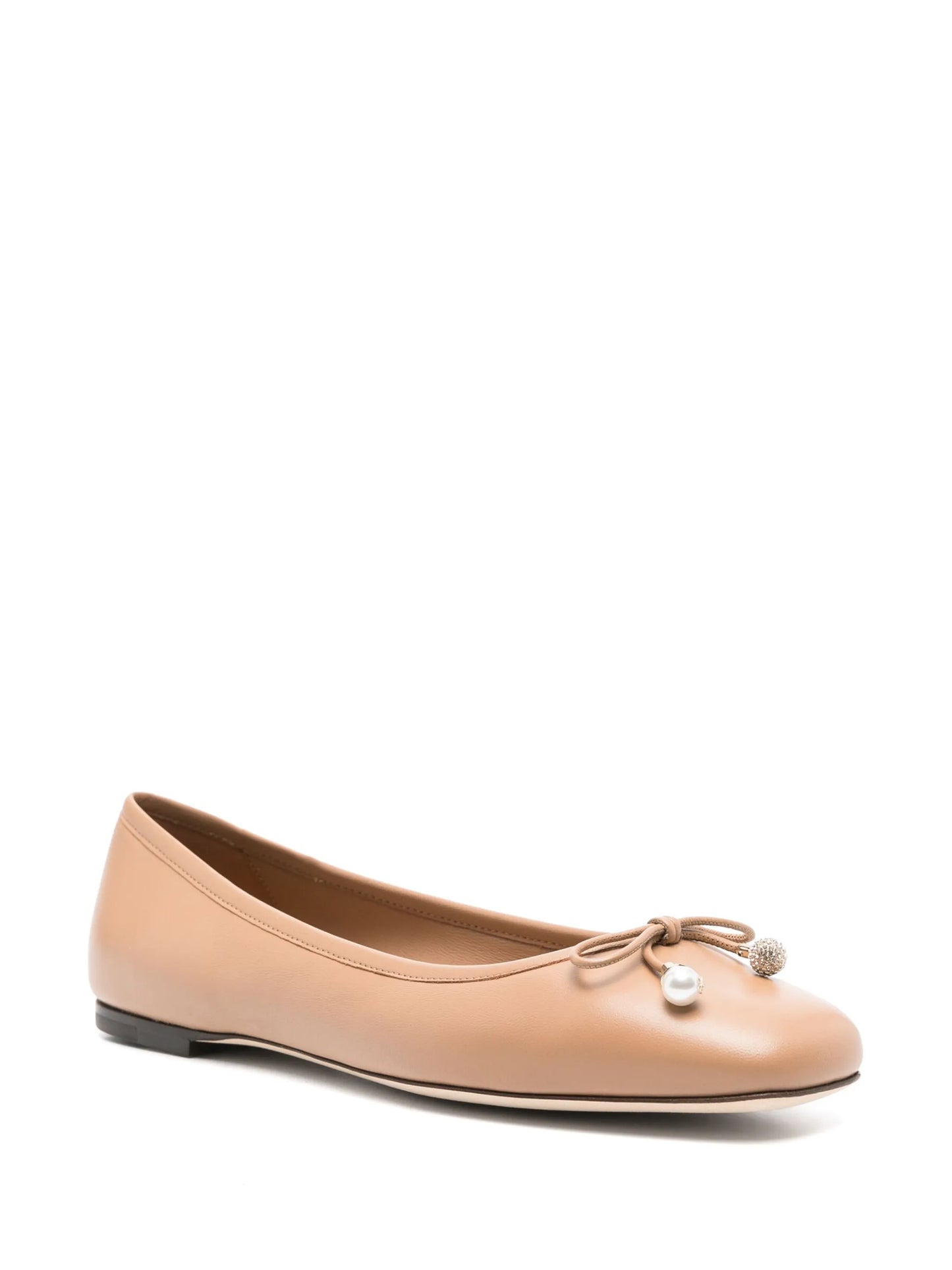 Elme leather ballerina shoes