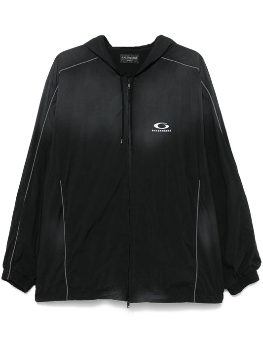 faded-effect jacket