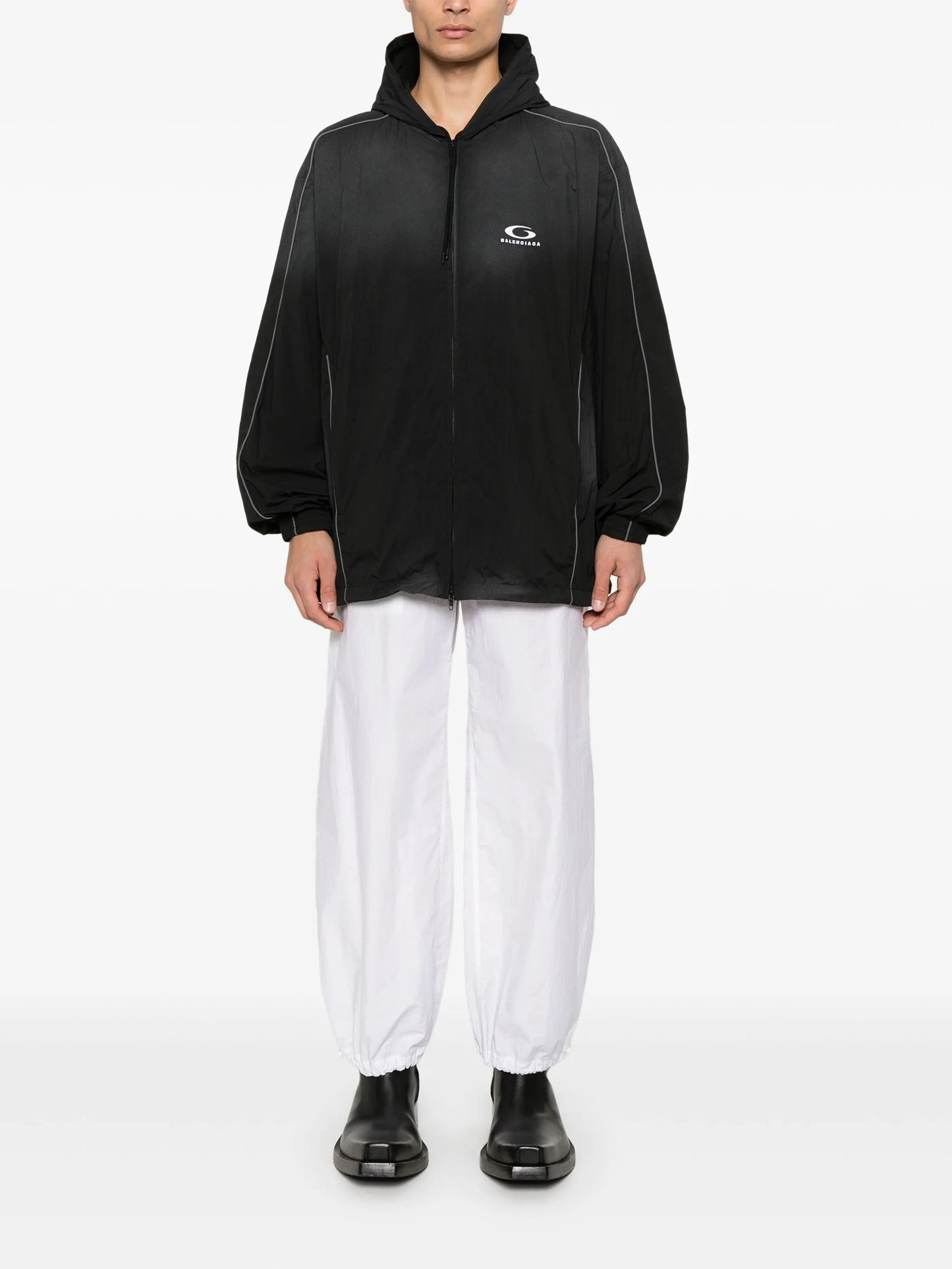 faded-effect jacket