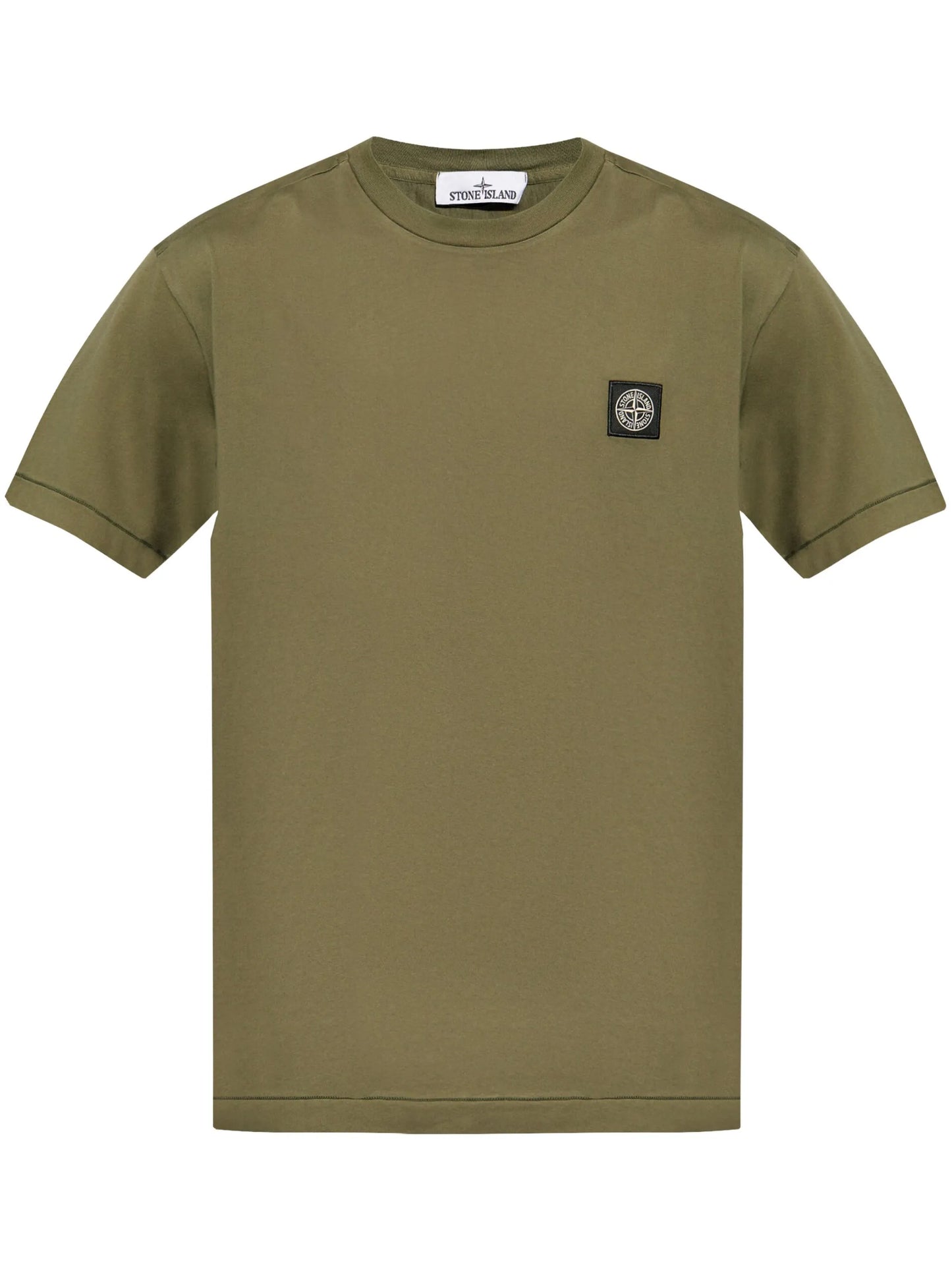 Compass-appliqué cotton T-shirt