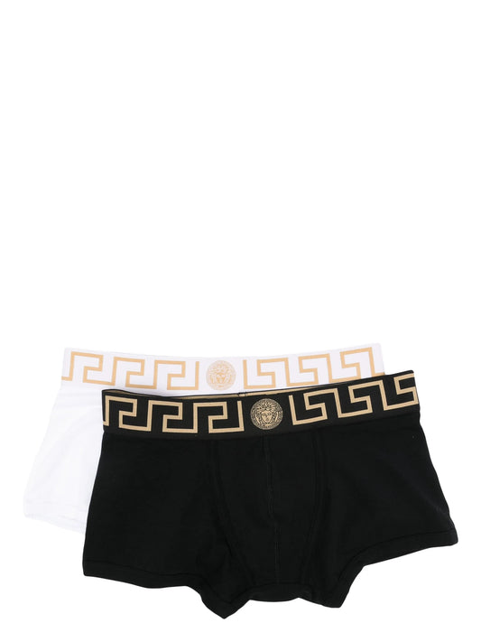 Greca stretch-cotton boxers (pack of two)