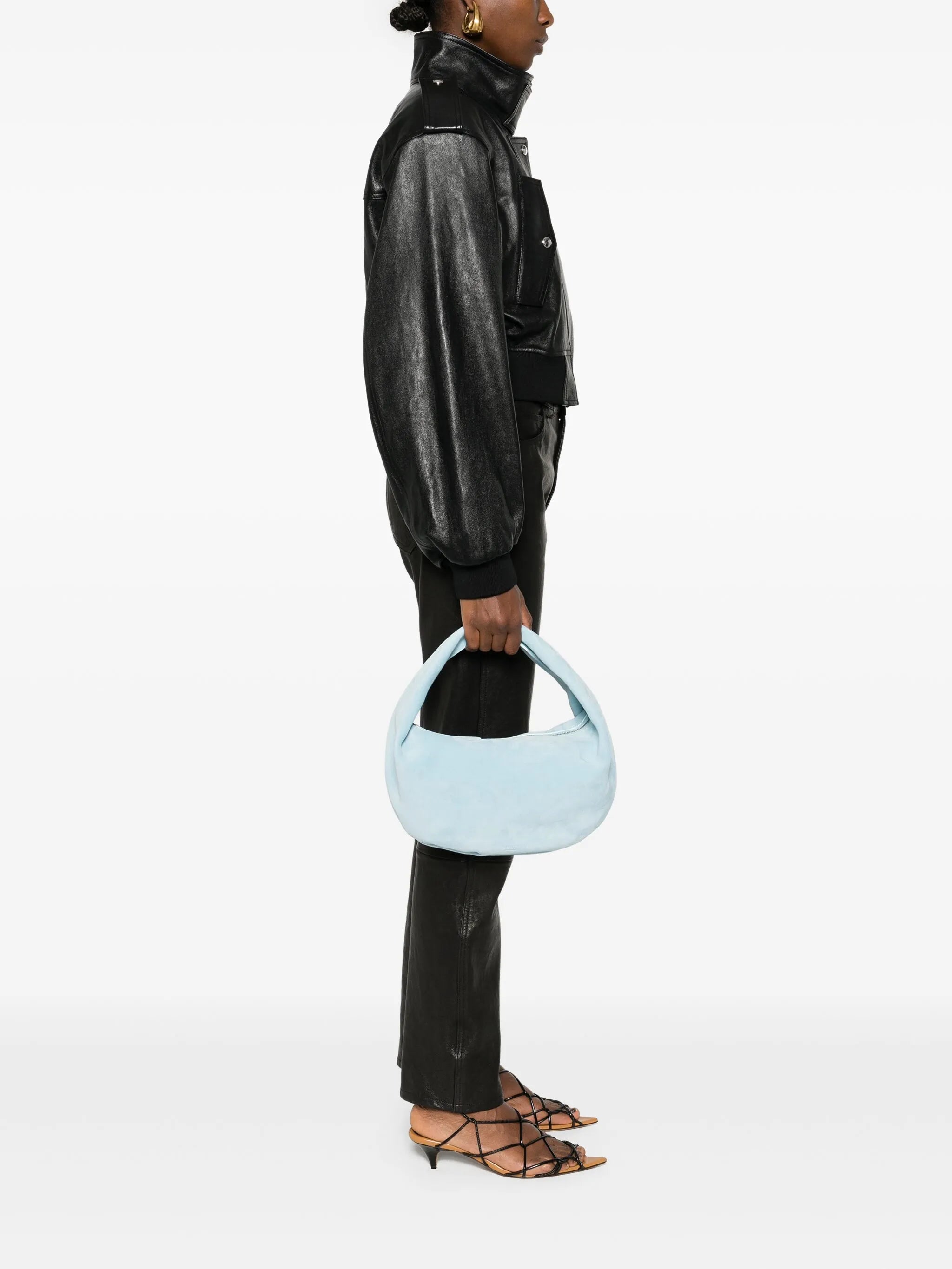 medium Olivia suede shoulder bag