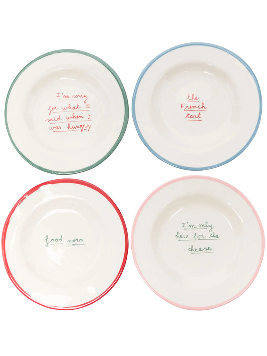 x Browns Foodie dessert plates (set of four)