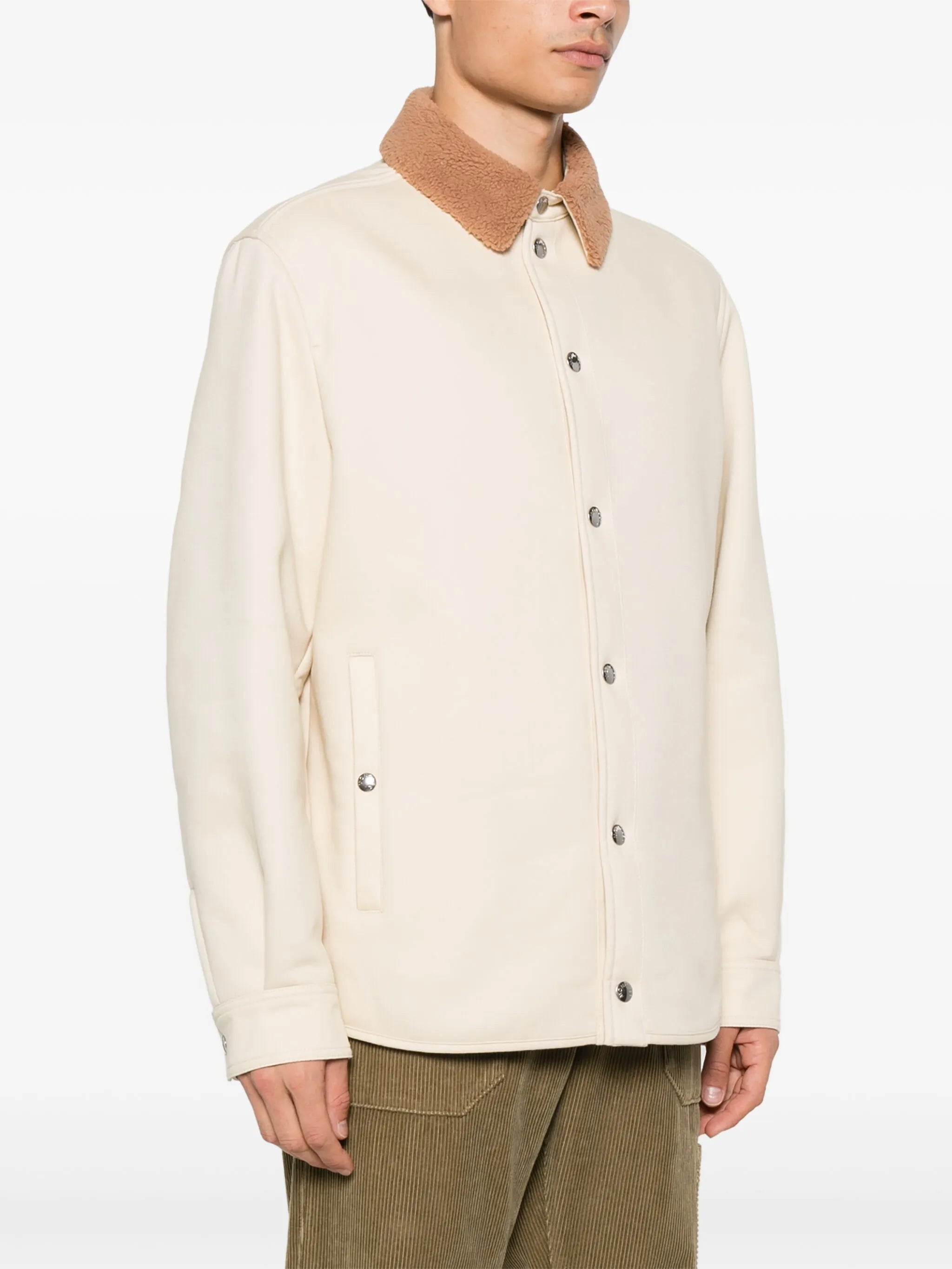 twill shirt jacket