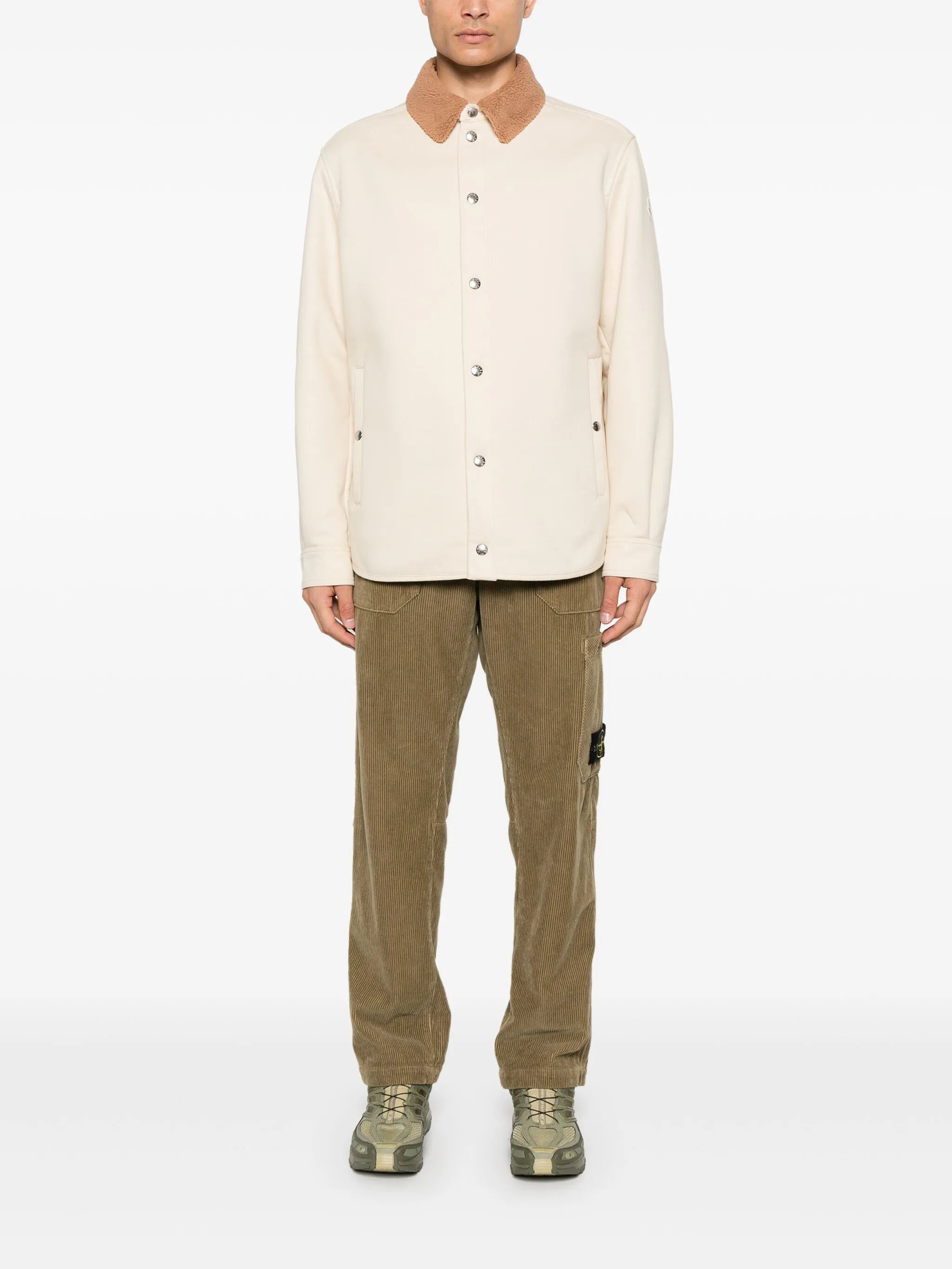 twill shirt jacket