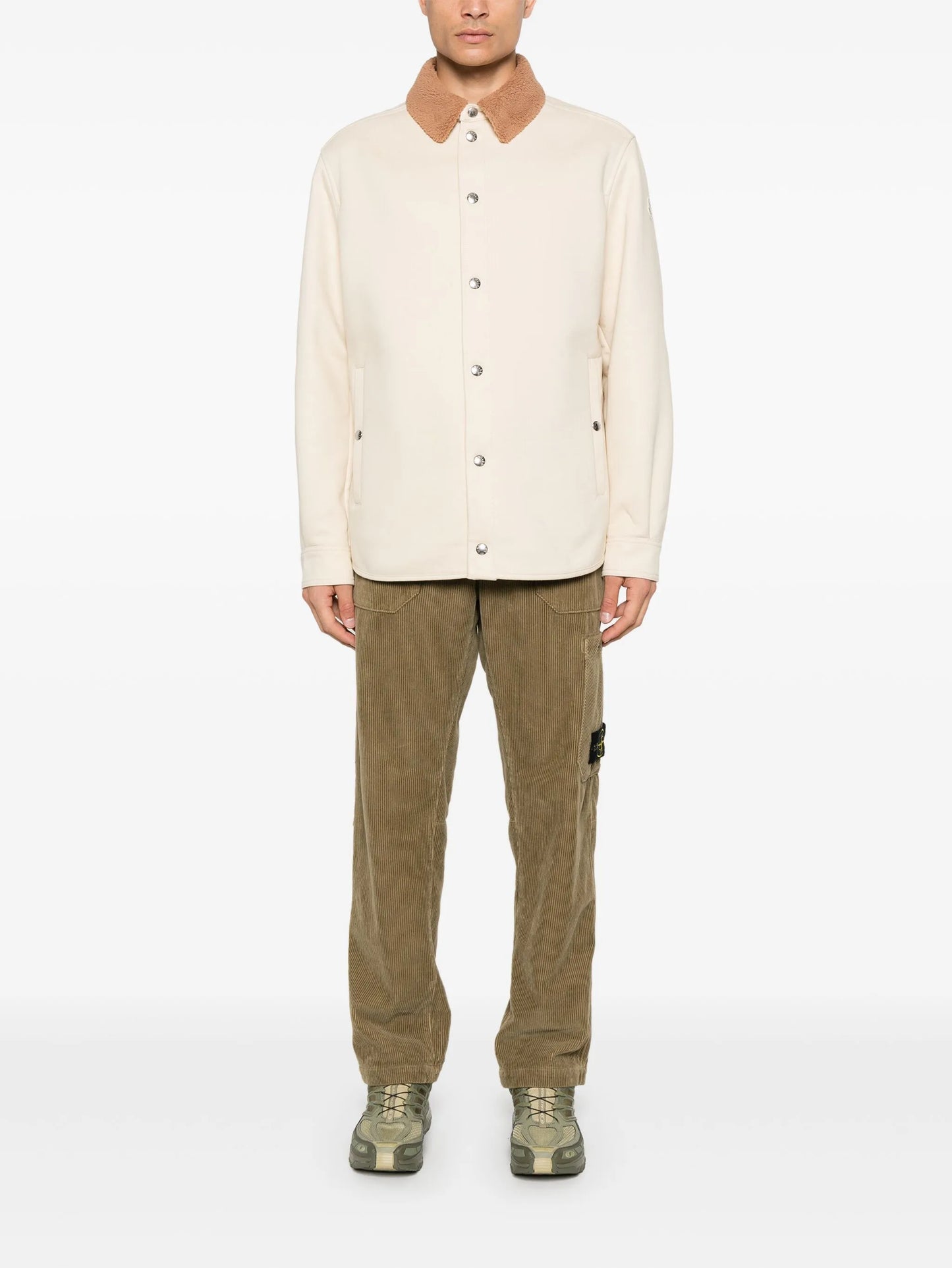 twill shirt jacket