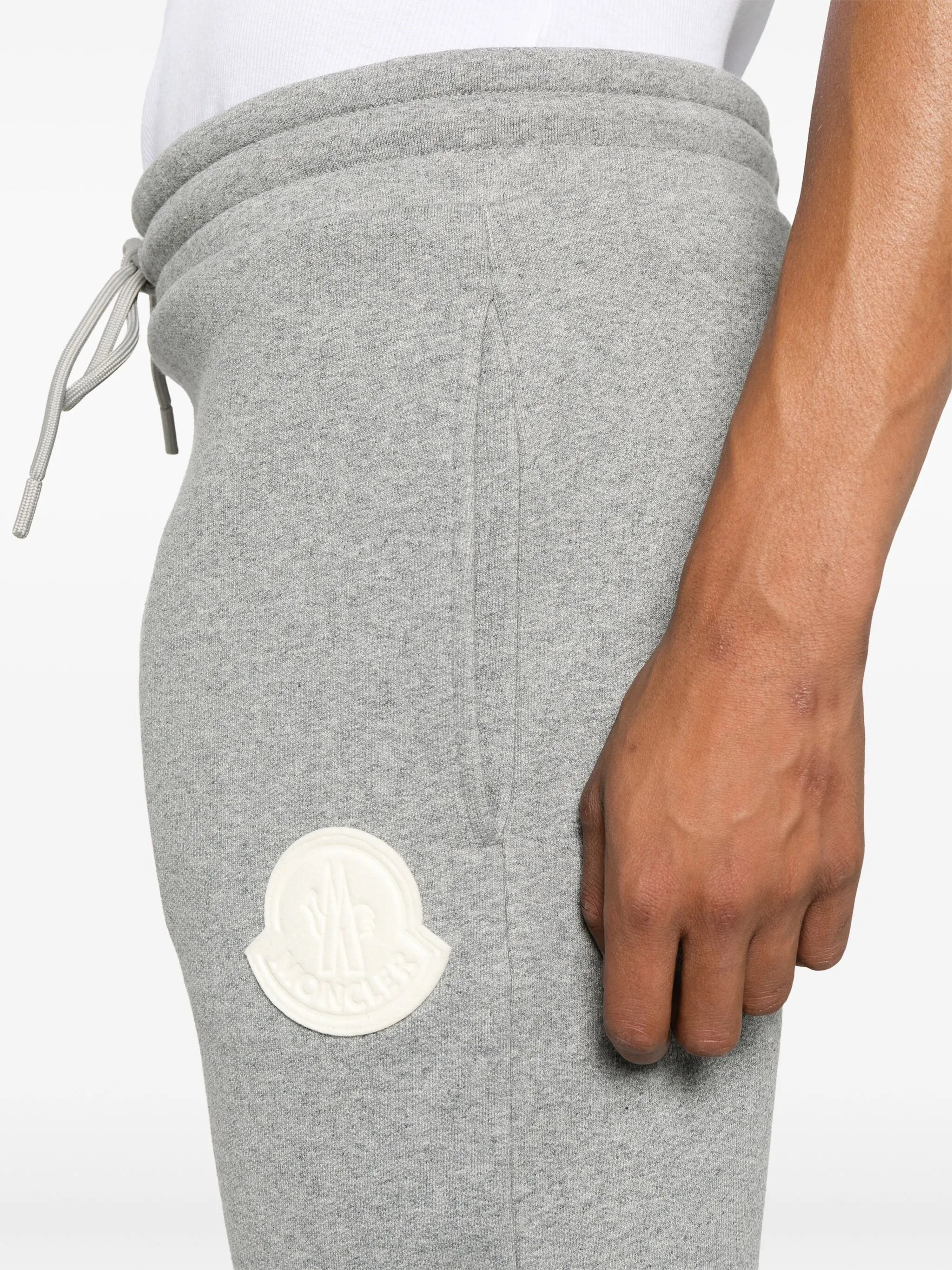 logo-patch track trousers