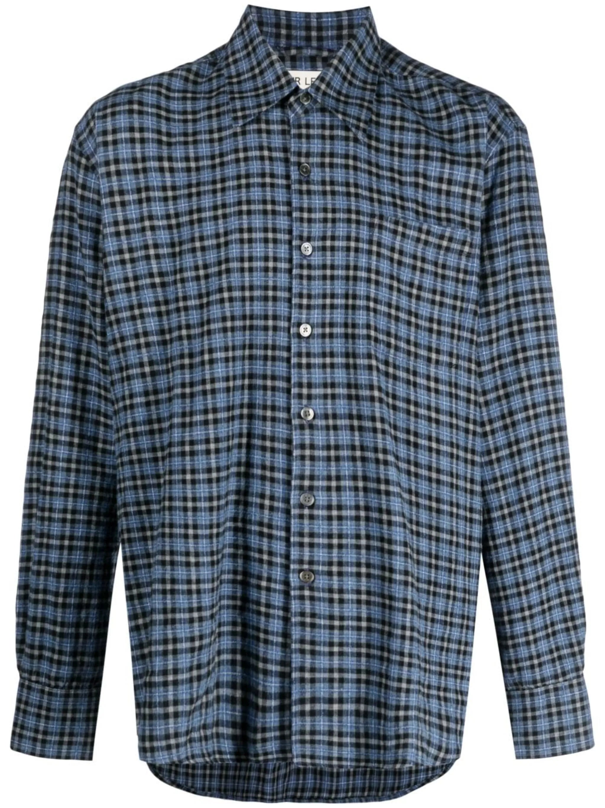 Above checked shirt