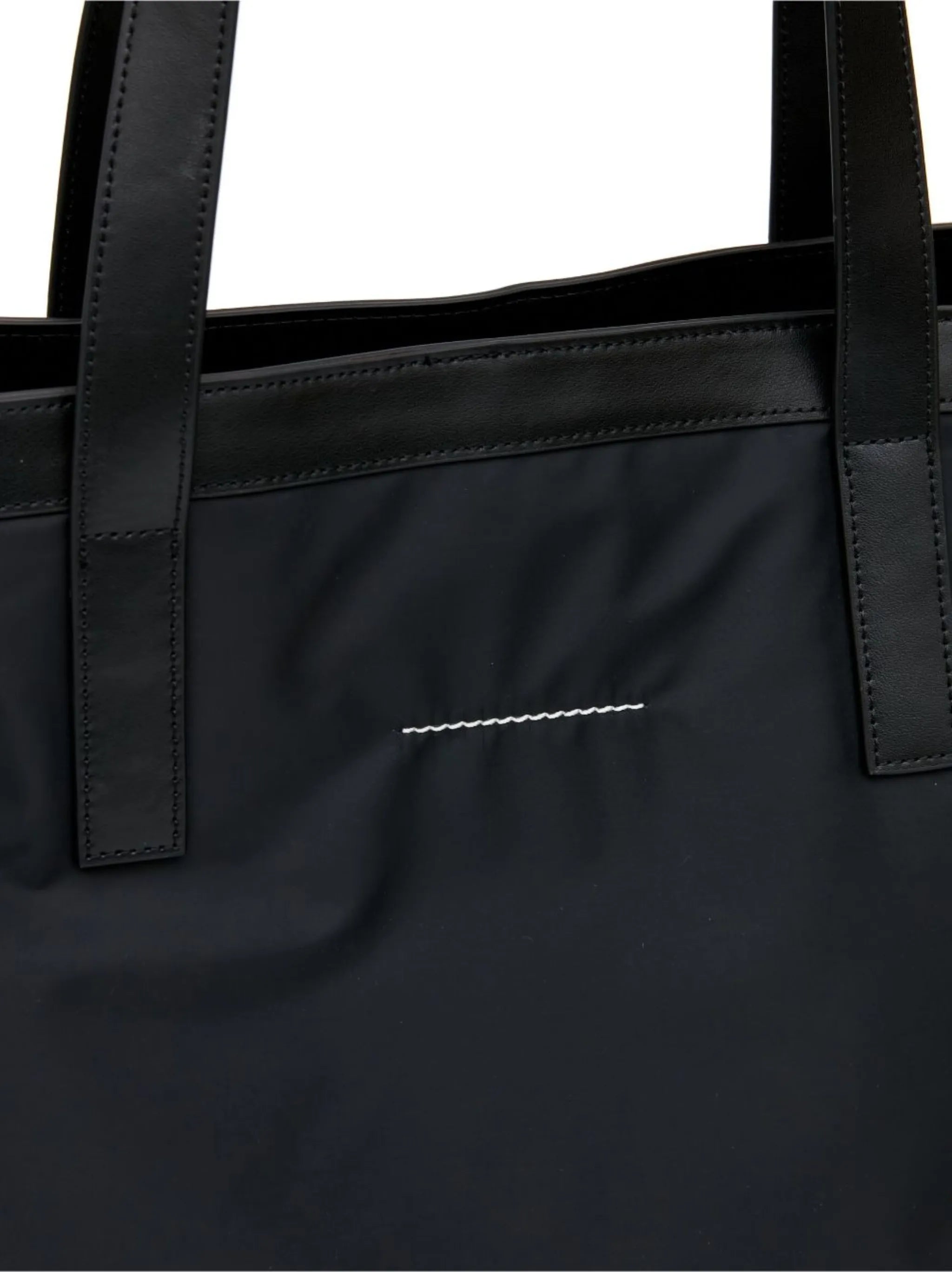 Anatomic logo-appliqué tote bag