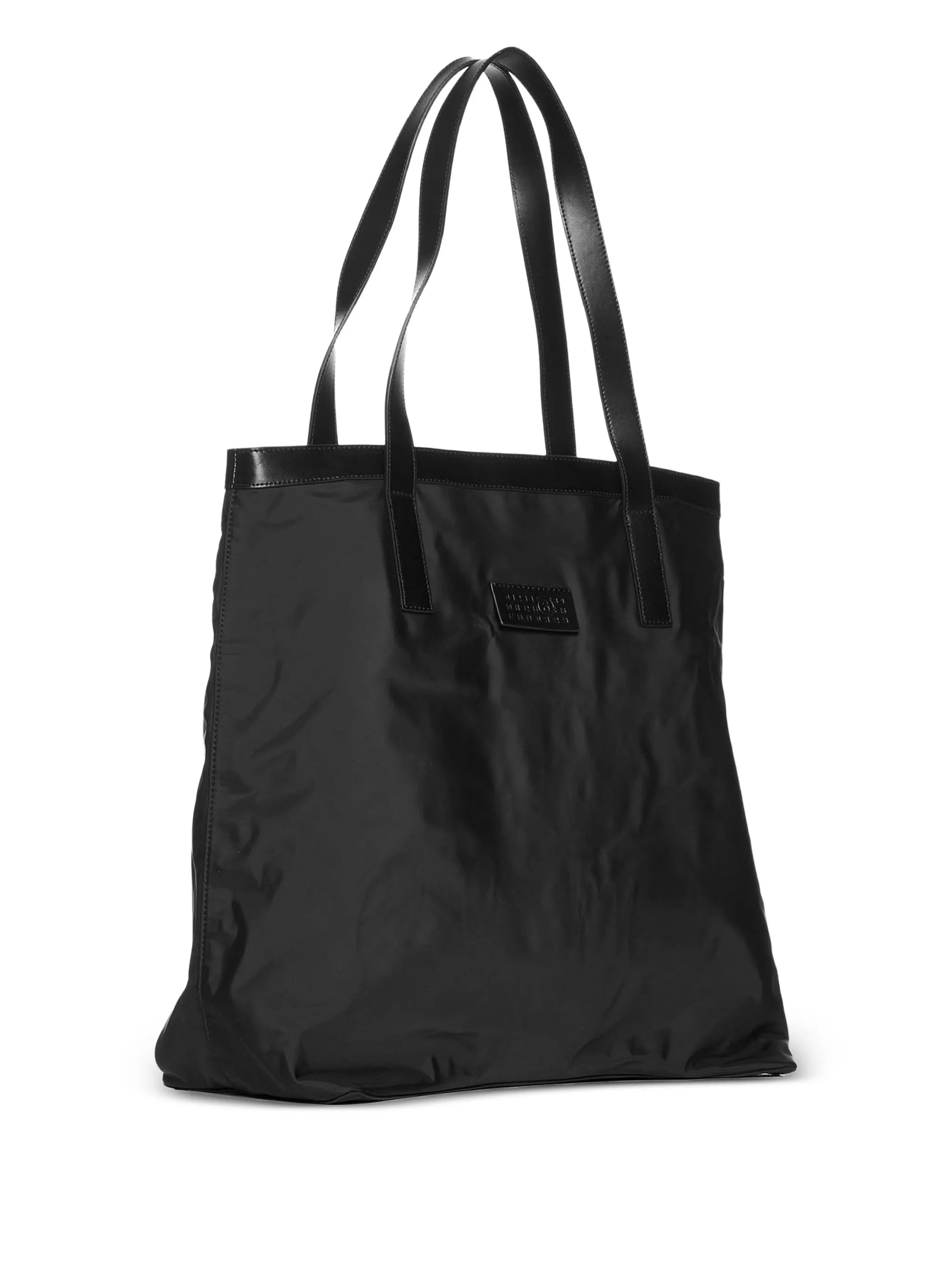 Anatomic logo-appliqué tote bag