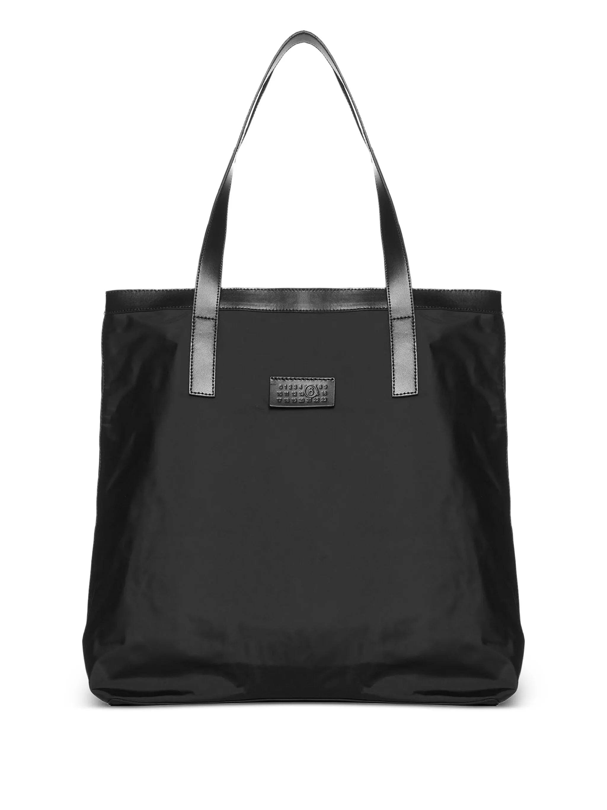Anatomic logo-appliqué tote bag