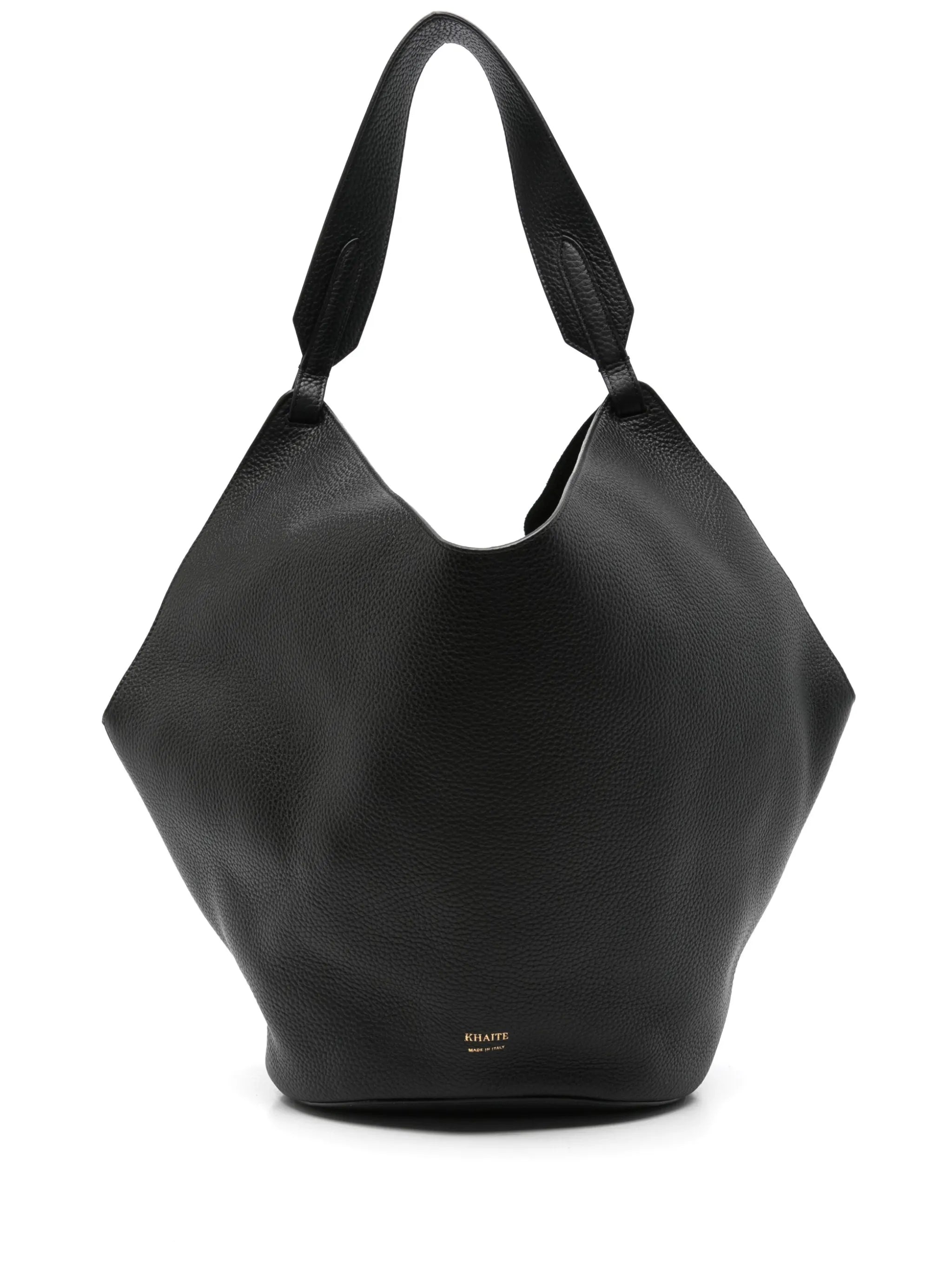 medium Lotus leather tote bag