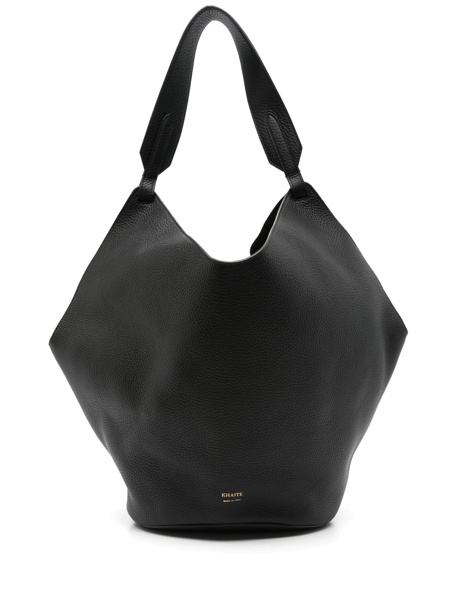 medium Lotus leather tote bag