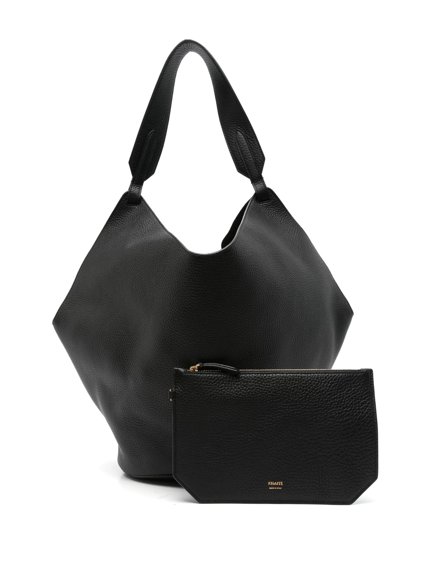 medium Lotus leather tote bag