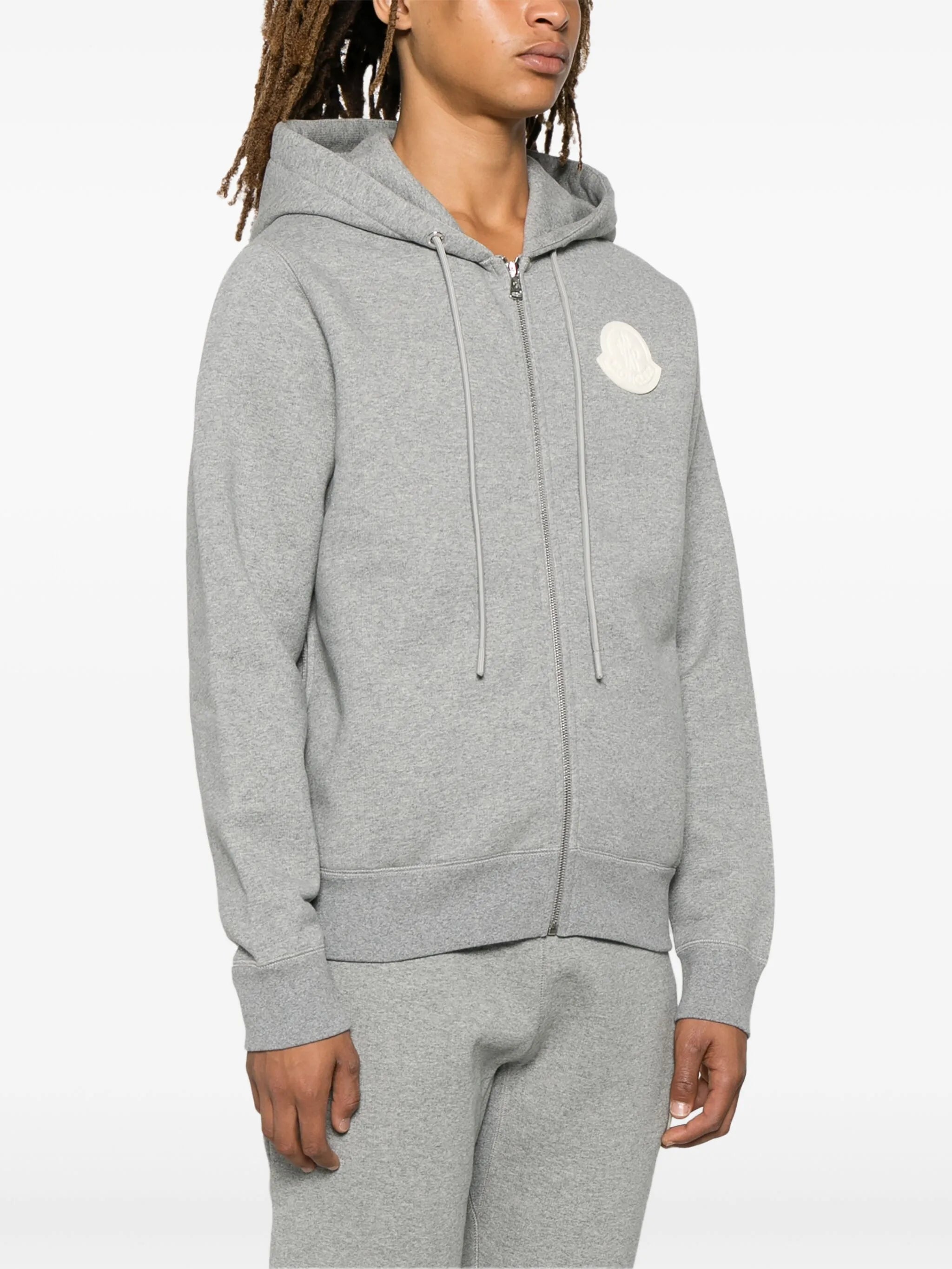 logo-patch hoodie