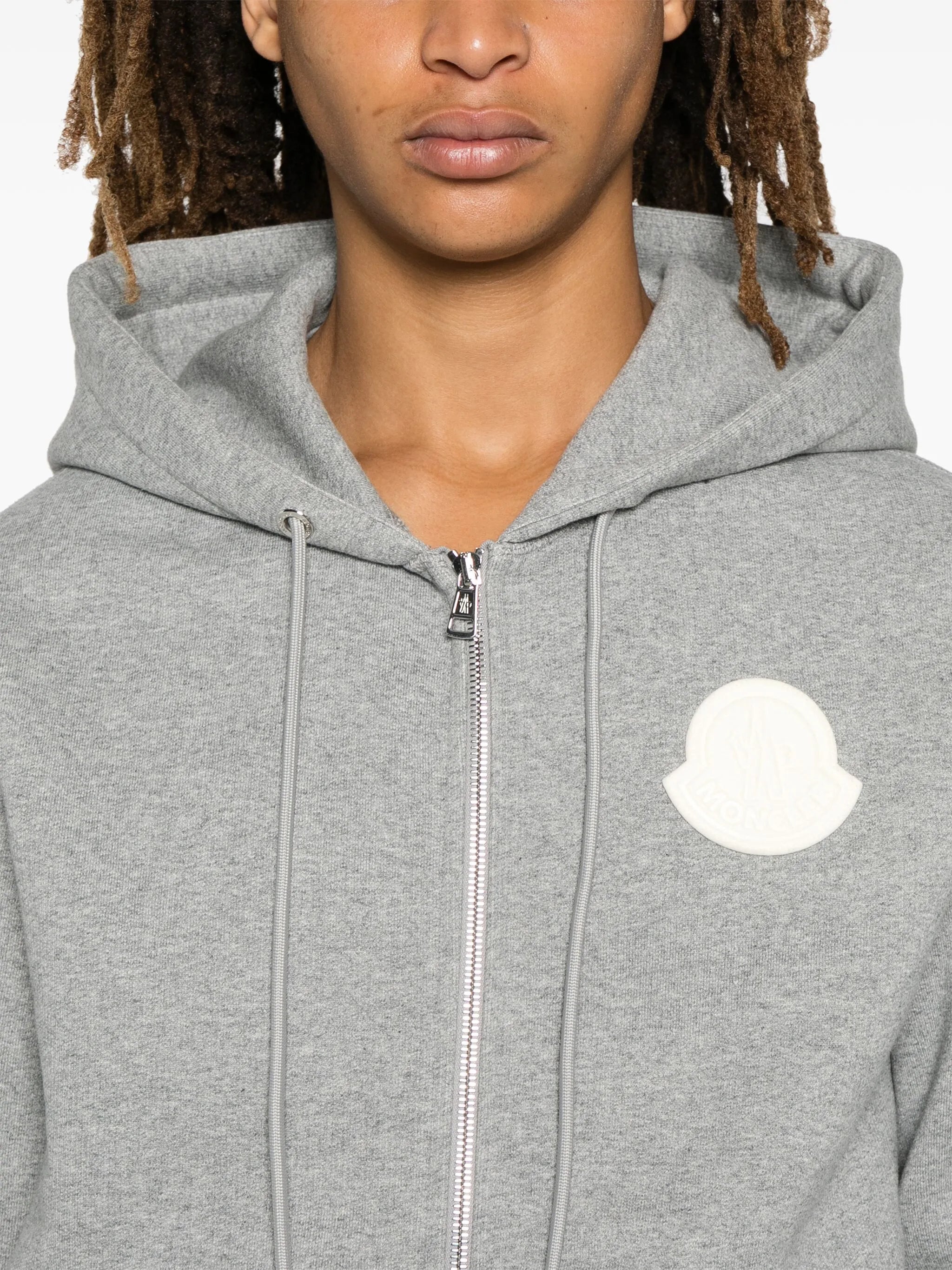 logo-patch hoodie