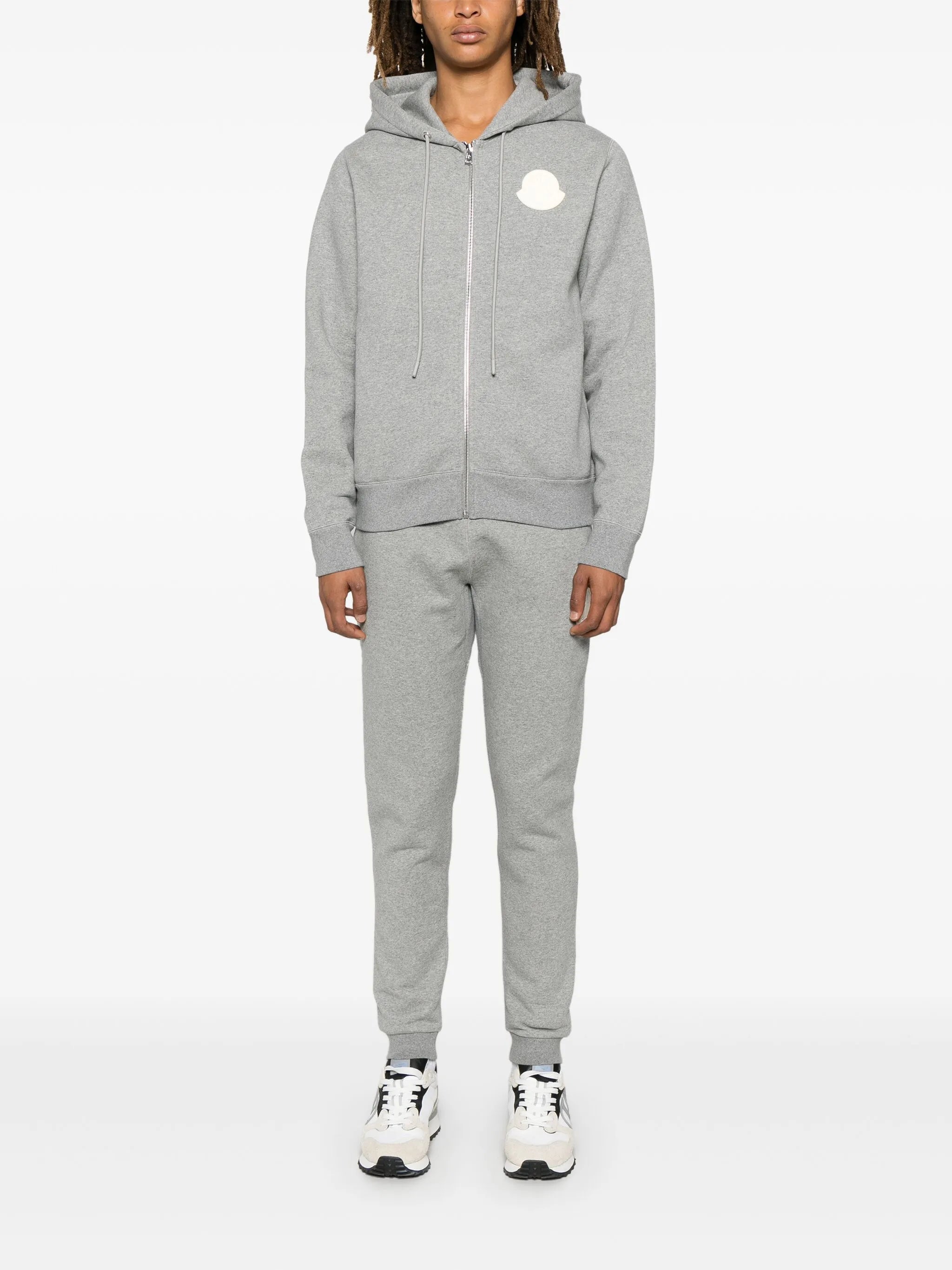 logo-patch hoodie