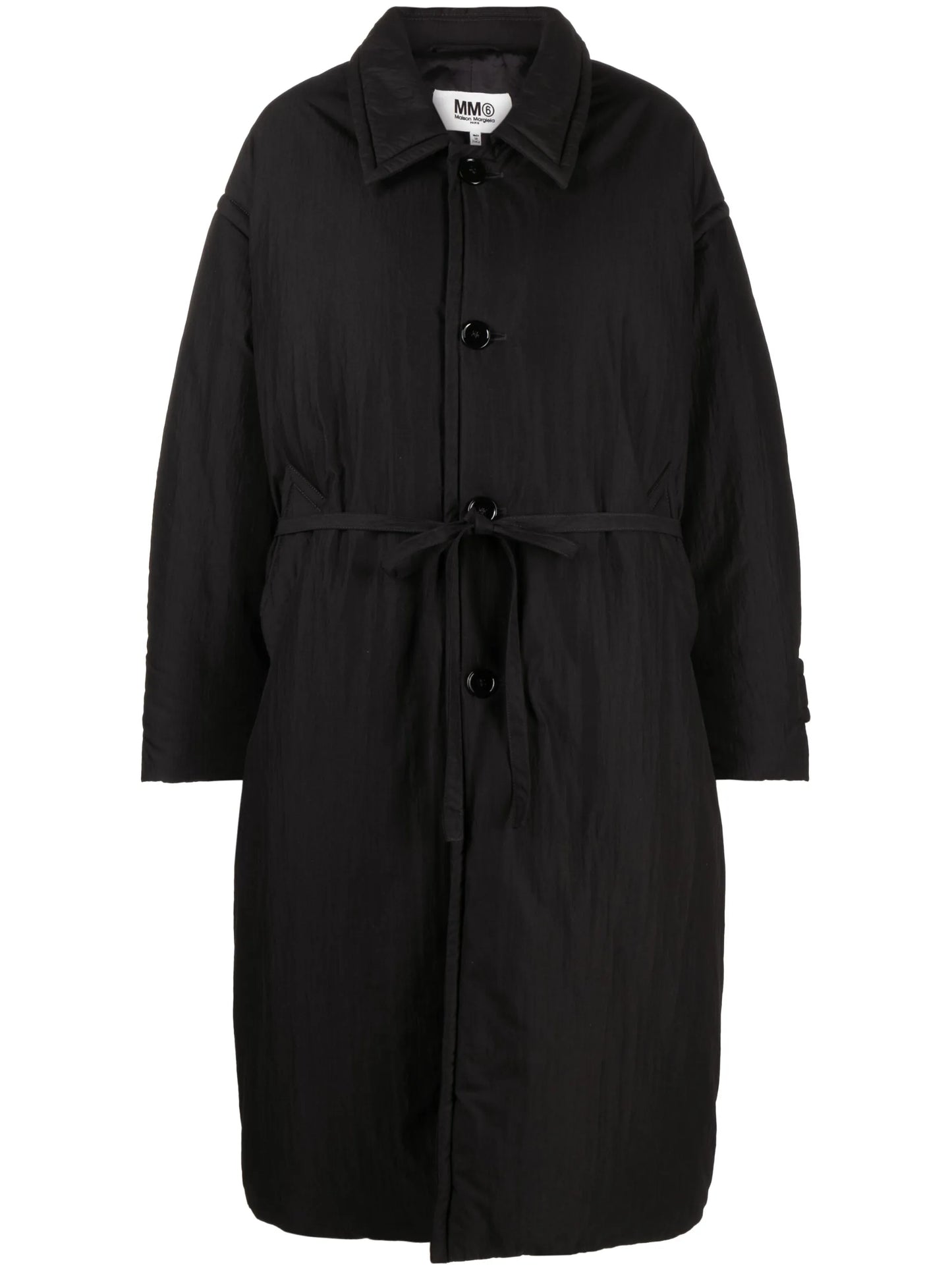 belted puffer coat