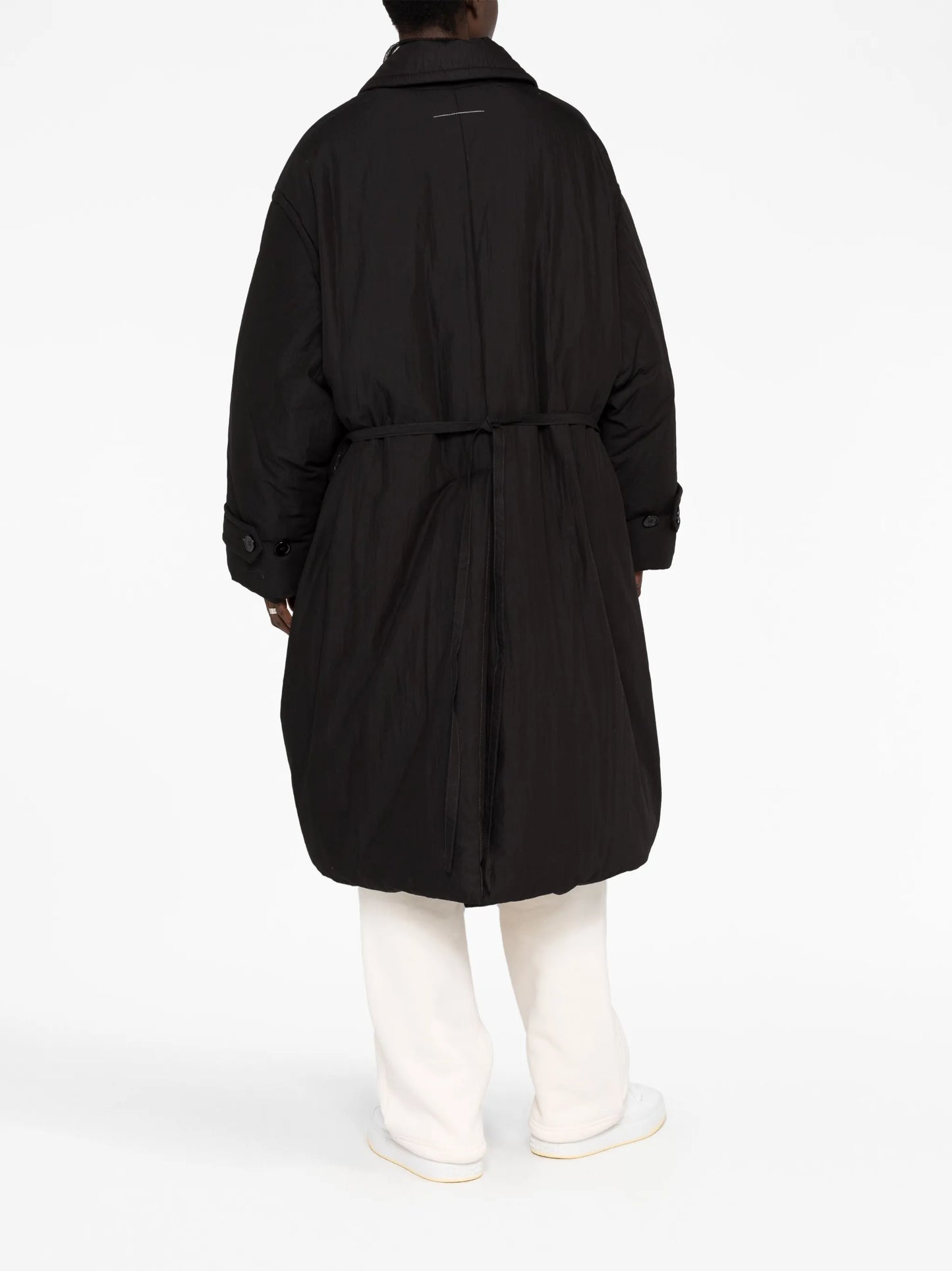 belted puffer coat